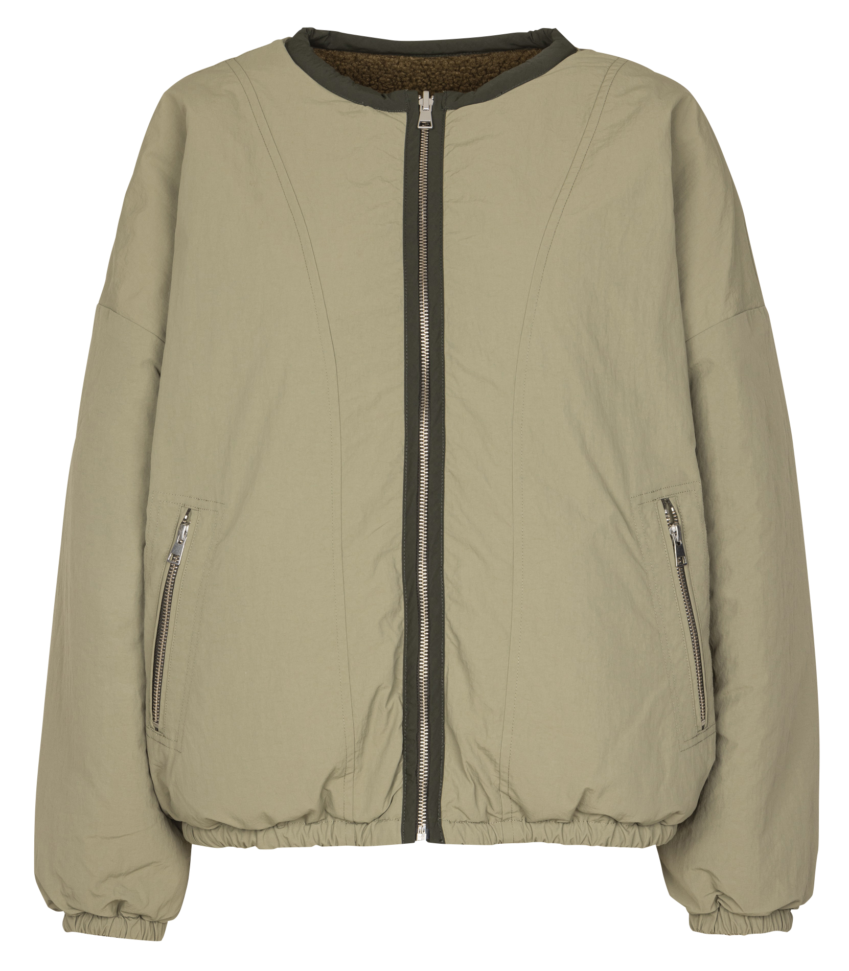 Oversized omkeerbare jas BELLEROSE Groen