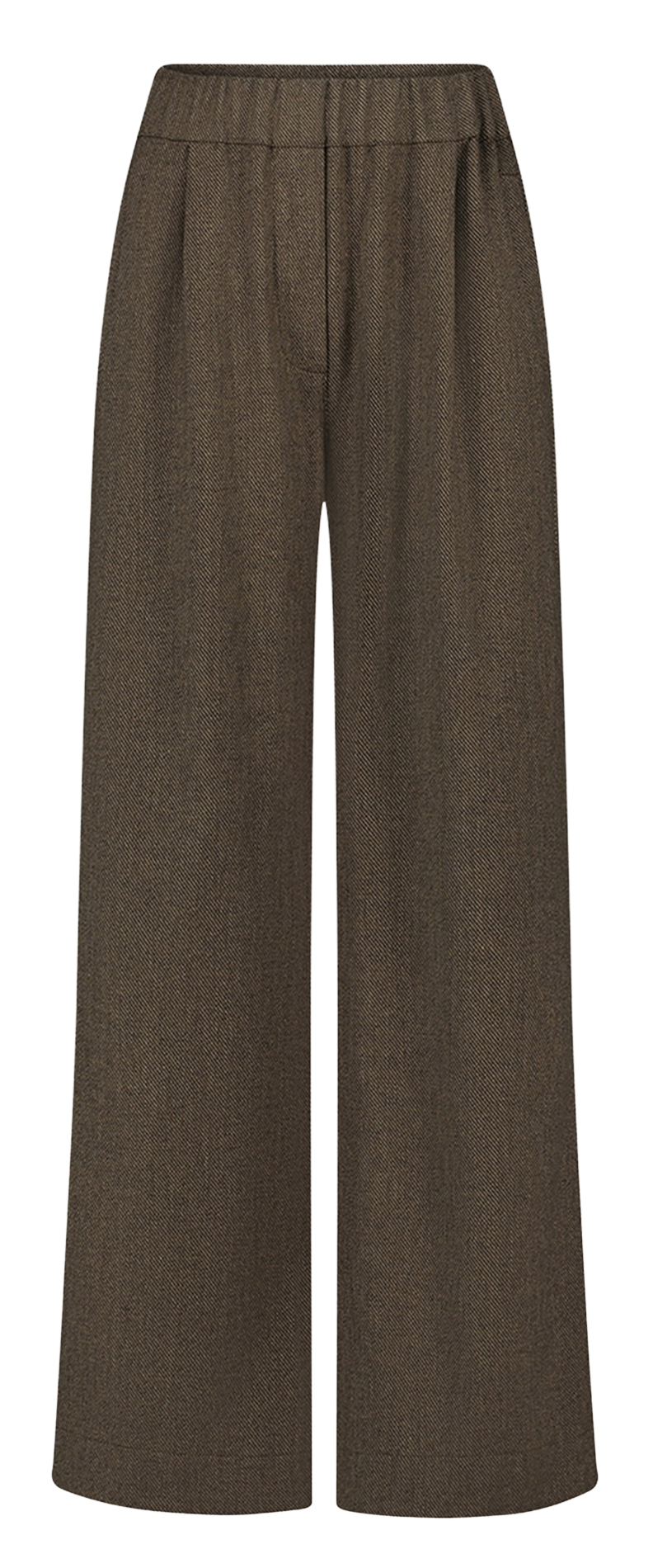 Elasticated wide-leg trousers BY BAR Brown