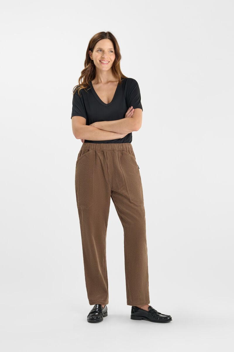 Straight pants LE TEMPS DES CERISES Brown