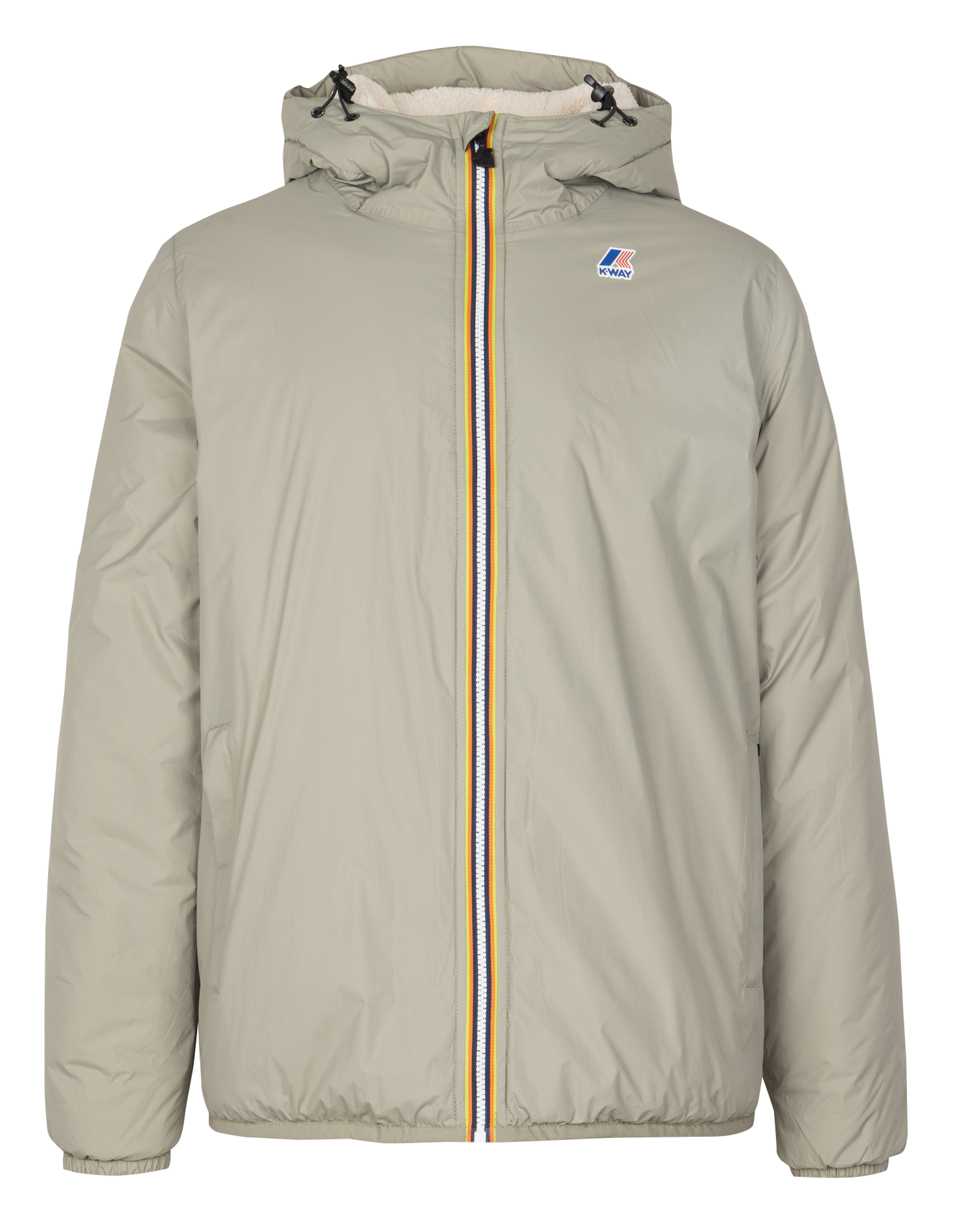 Doudoune col montant K-WAY Vert