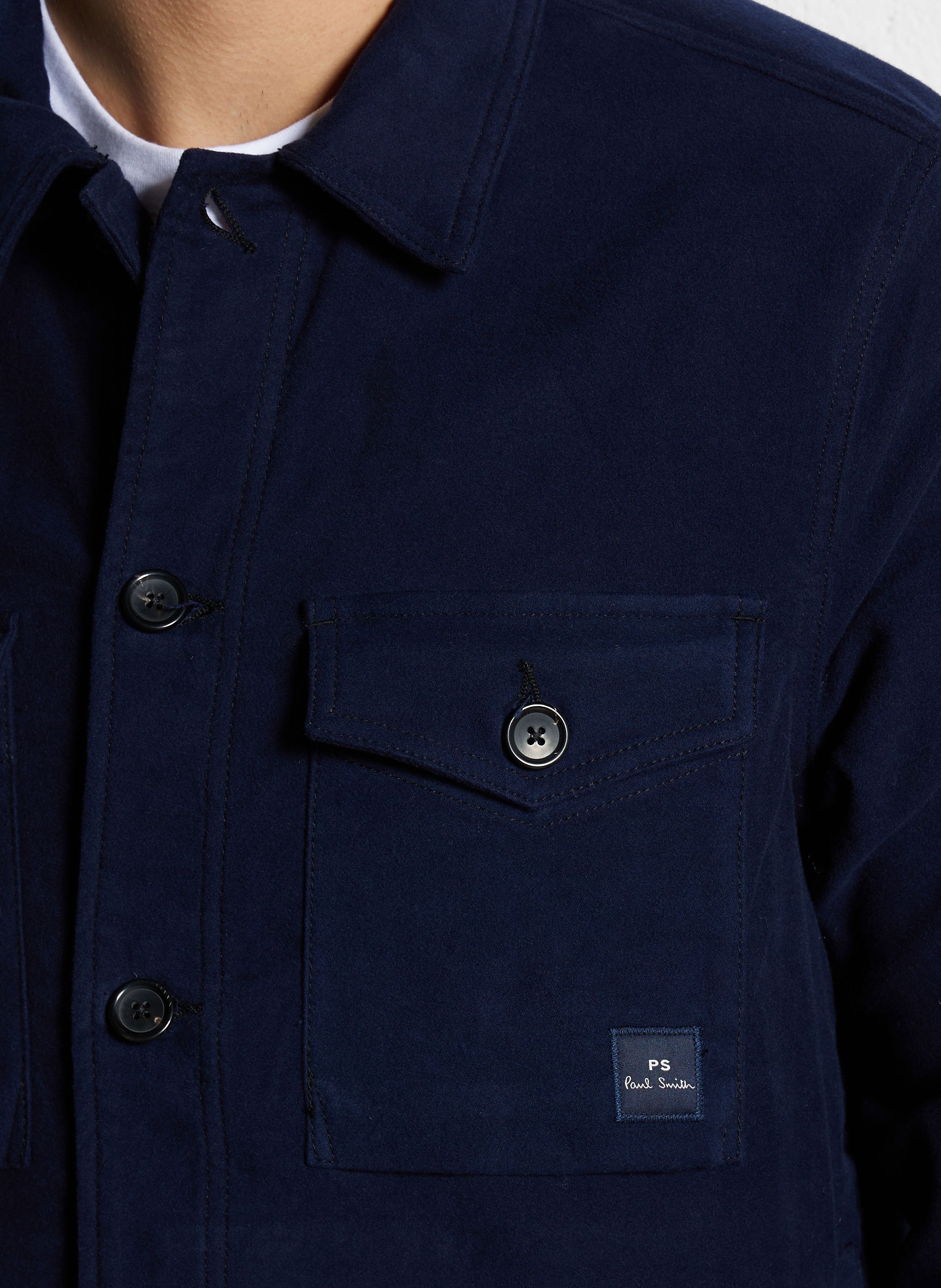 Classic shirt in blended cotton PAUL SMITH Blue