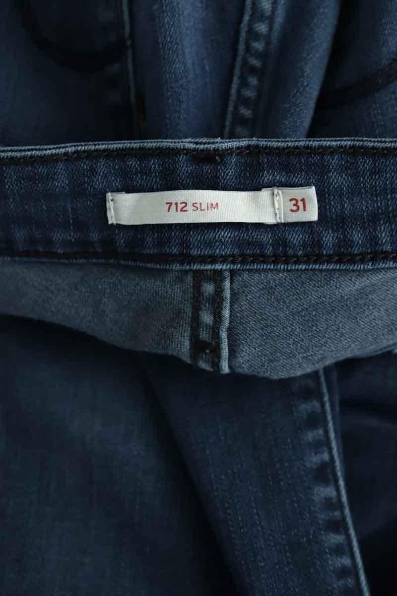Slim jeans 712 LEVI'S - Seconde main Blue
