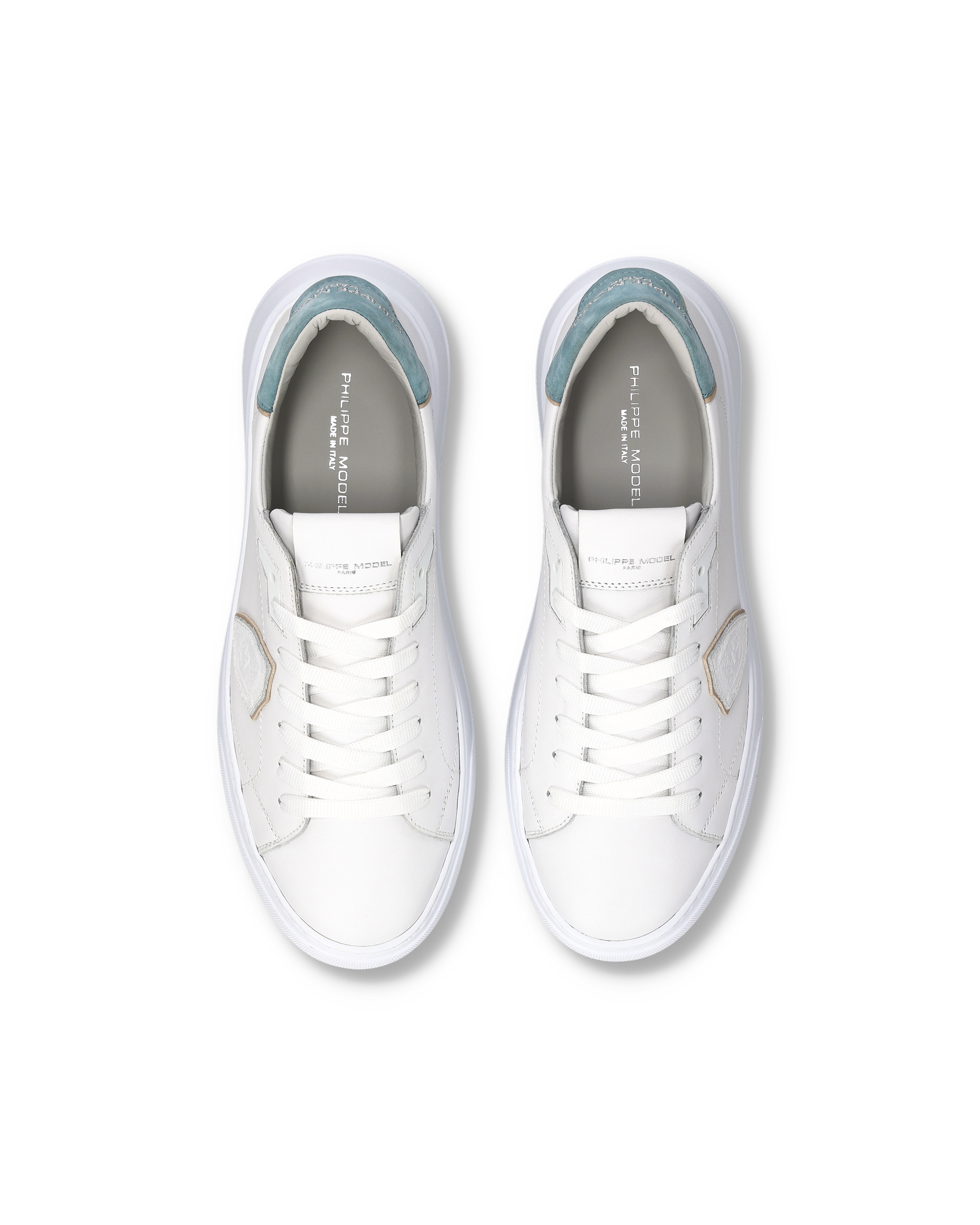 Tennis Temple Sneakers. PHILIPPE MODEL Blue