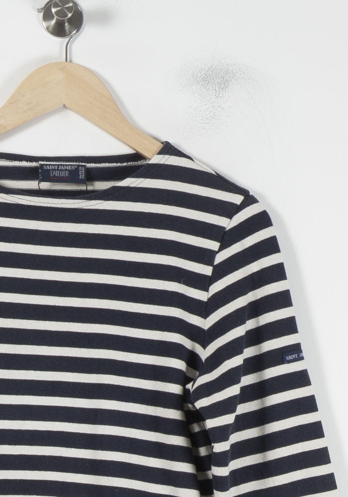 Tommy Badge T-shirt SAINT JAMES - Seconde Main Blue