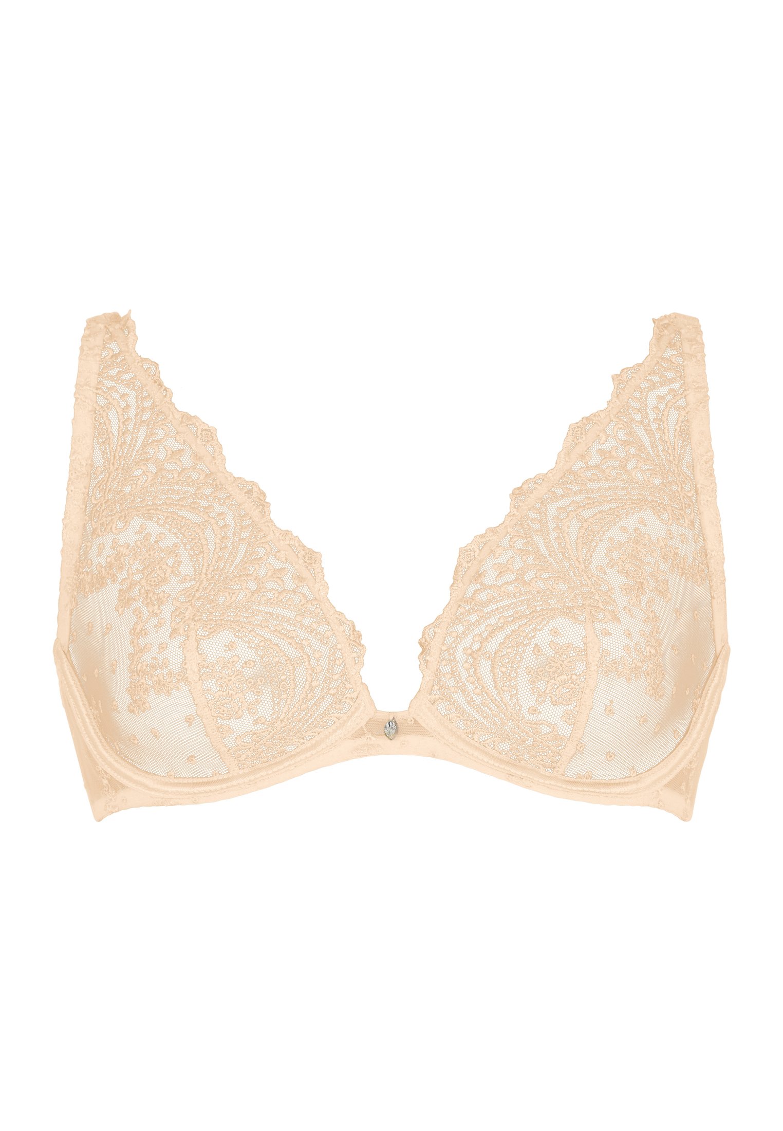 Architecture underwired triangle bra AUBADE Beige