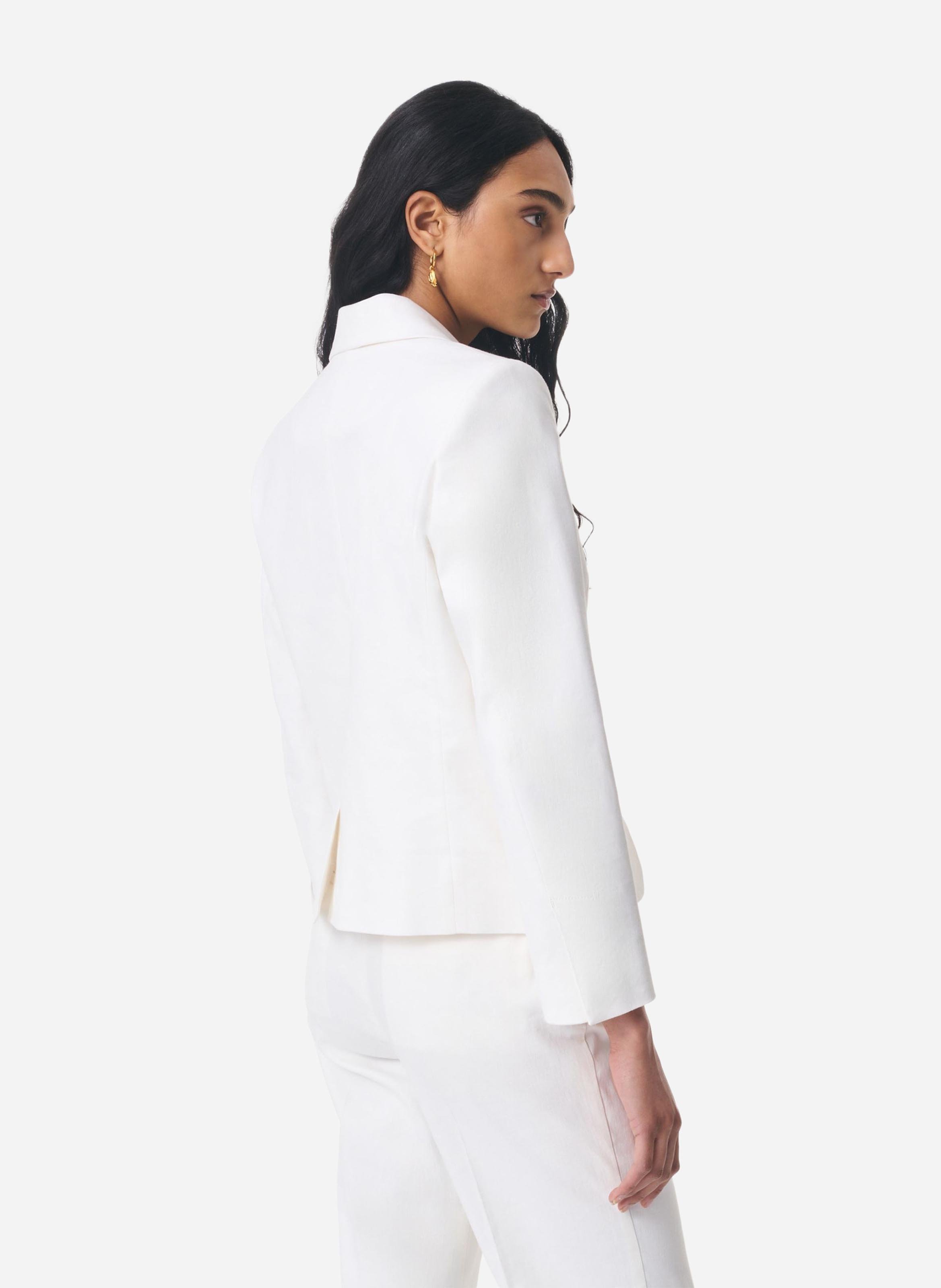 Cotton suit jacket VANESSA BRUNO White