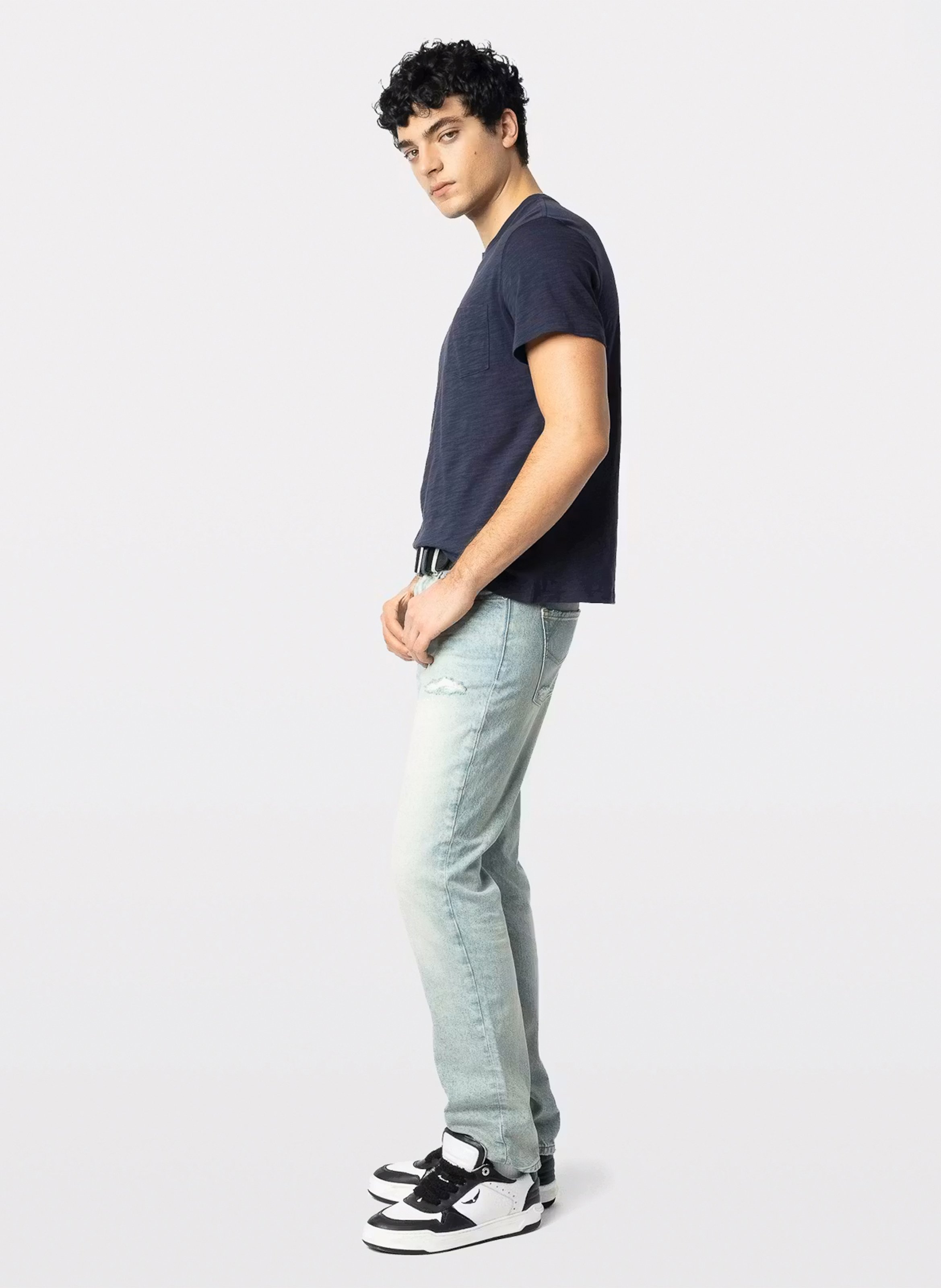 Jean droit en coton mélangé ZADIG&VOLTAIRE Bleu