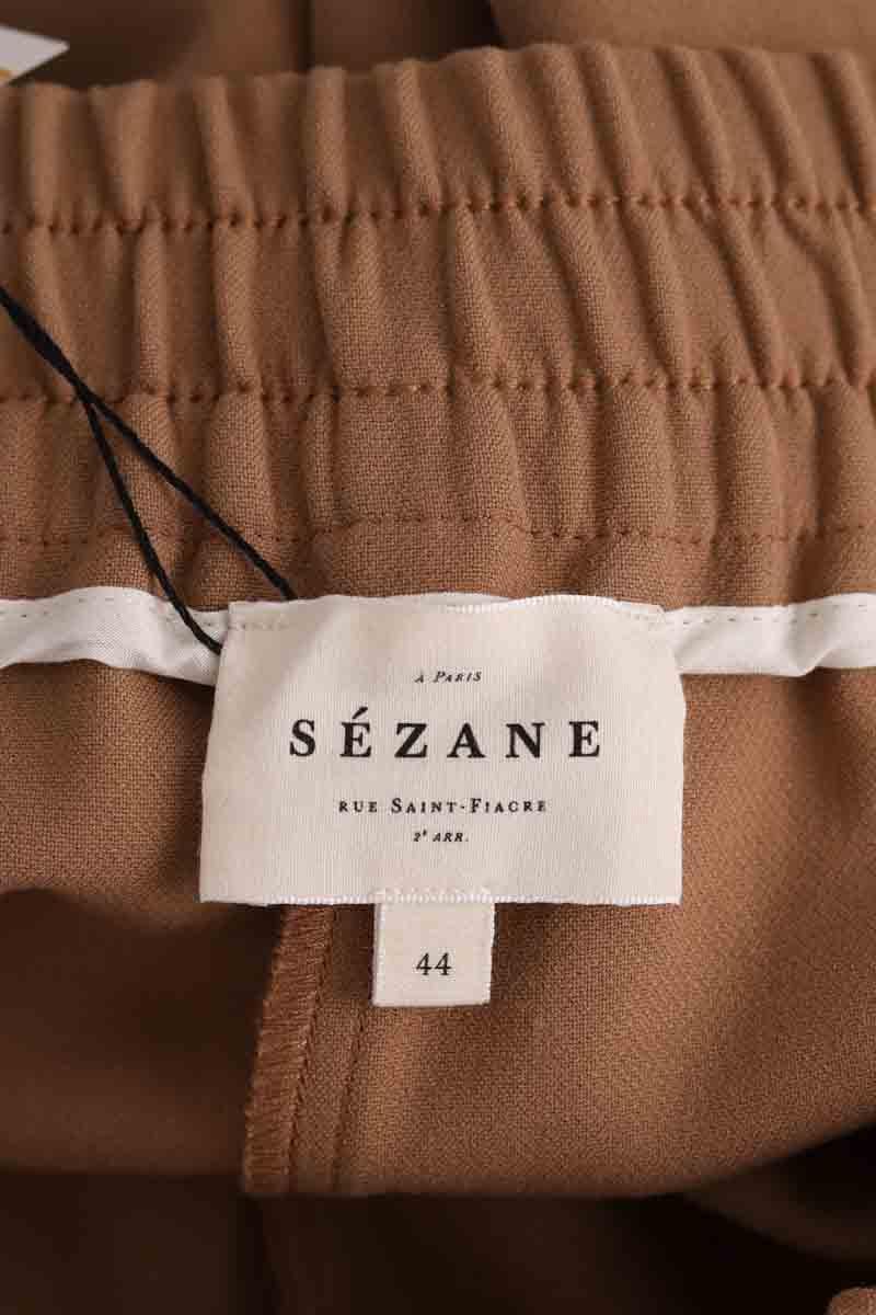 Wide trousers SEZANE - Seconde main Brown