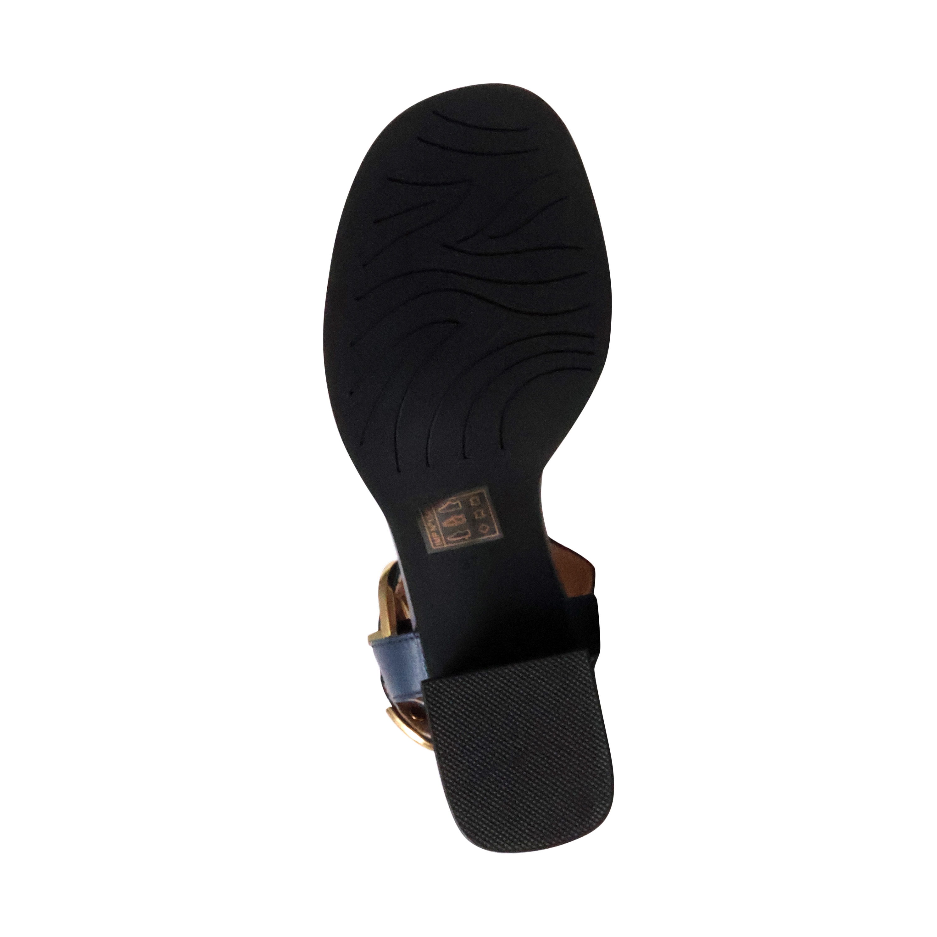 Leather heeled sandals - Keith EMILIE KARSTON Blue