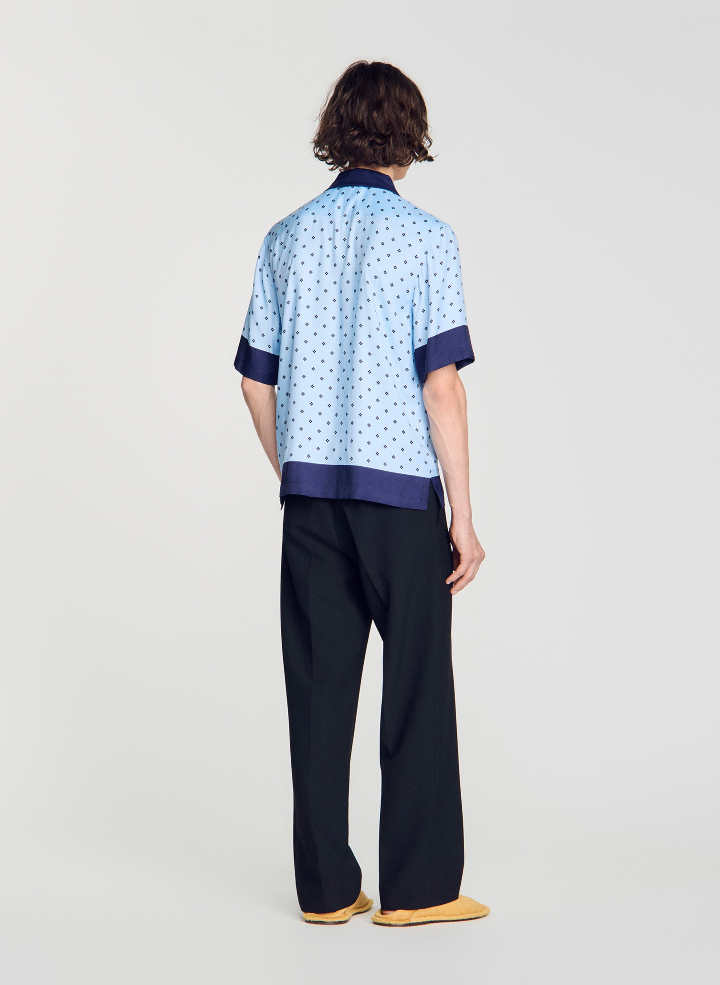 Chemise col classique  SANDRO Bleu