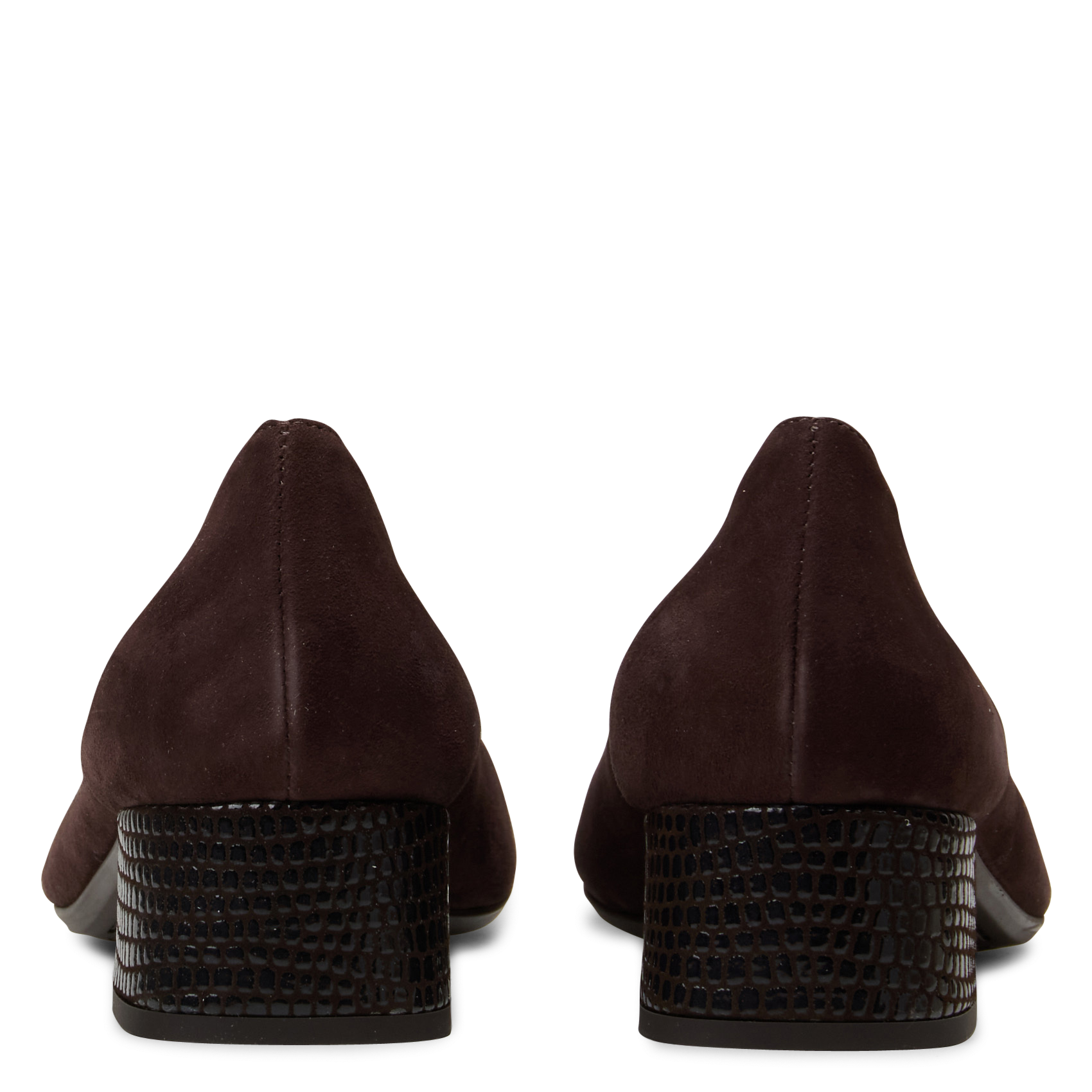 Ballerina's van velours REQINS Bruin