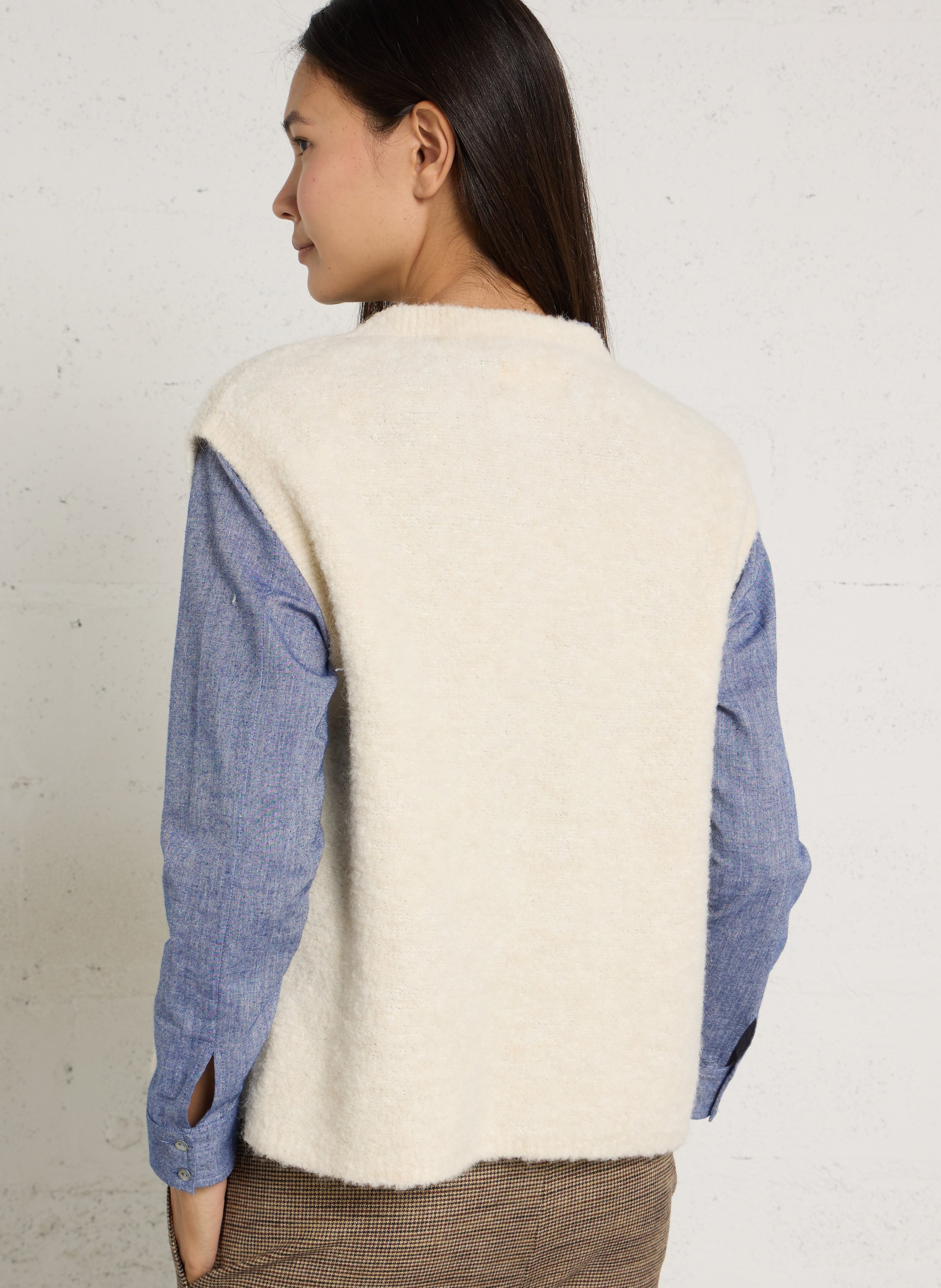 Recht vest DES PETITS HAUTS Beige