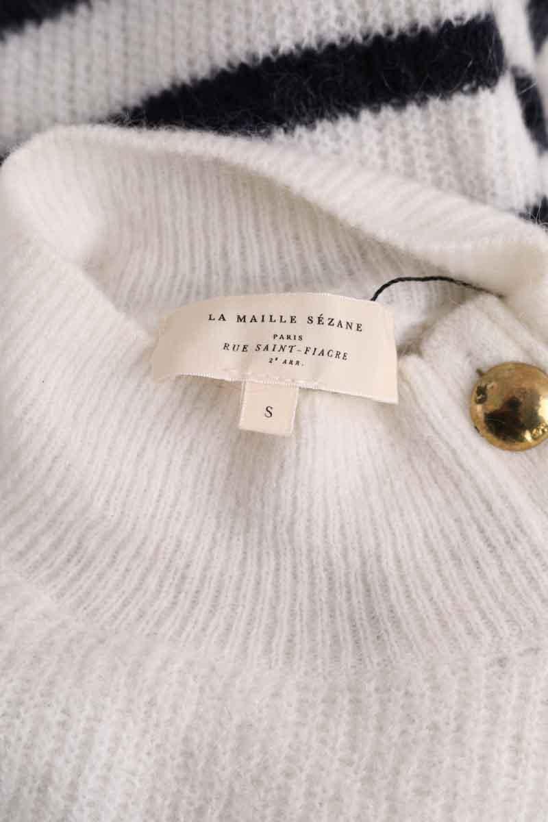 Pull SEZANE - Seconde main Blanc