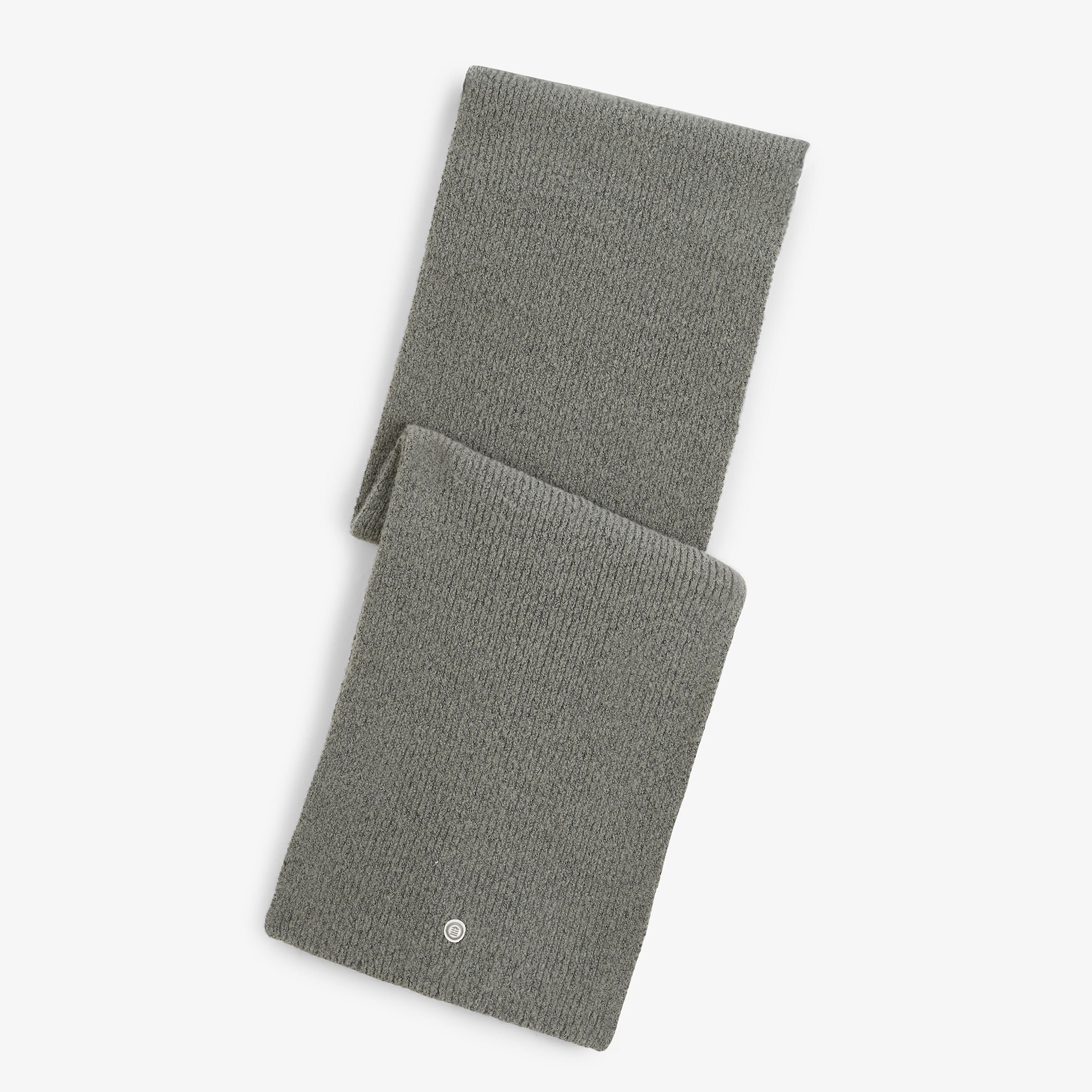 Rib-knit scarf SERGE BLANCO Grey