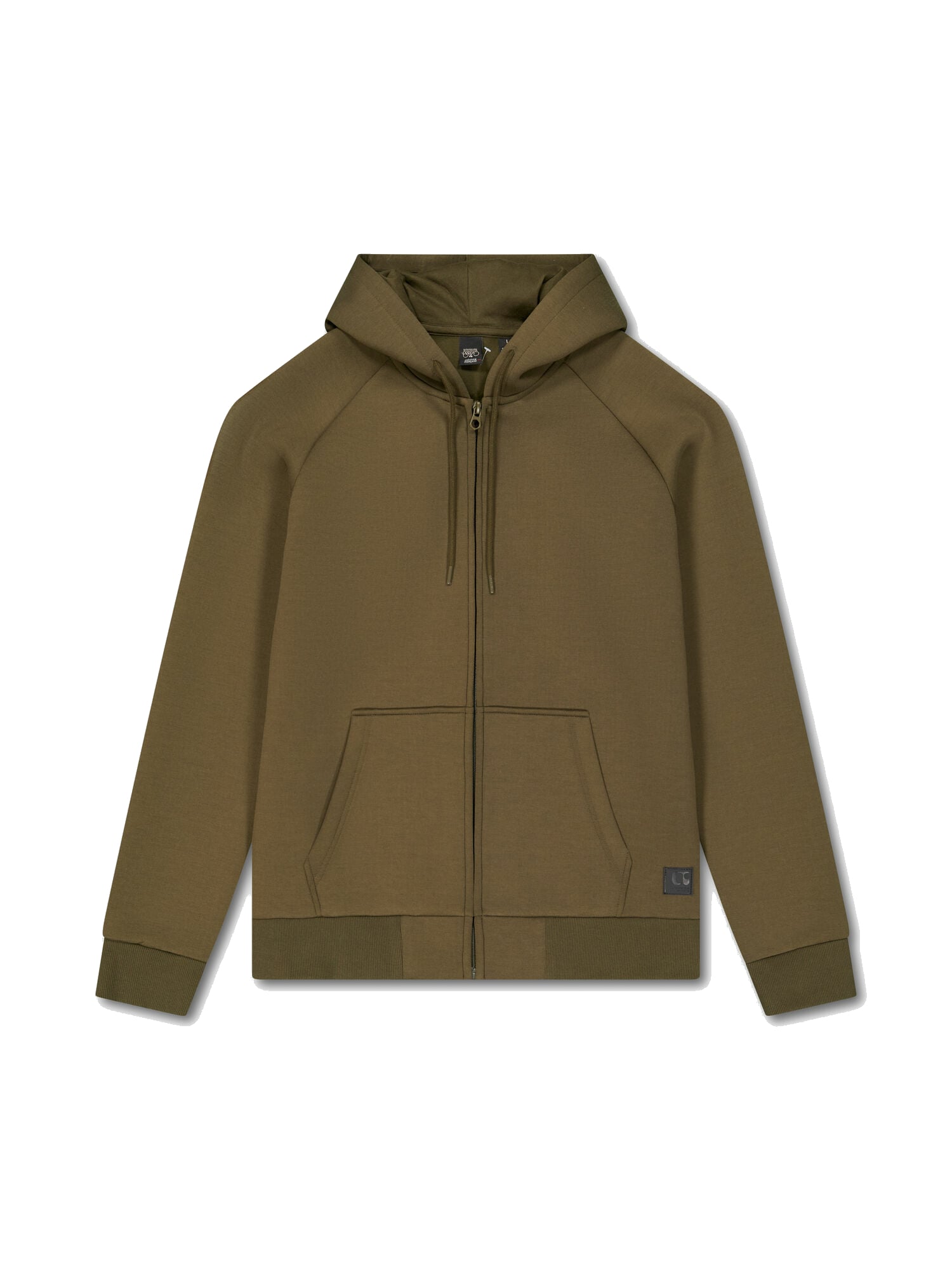 Zip-up hooded sweatshirt LE TEMPS DES CERISES Khaki