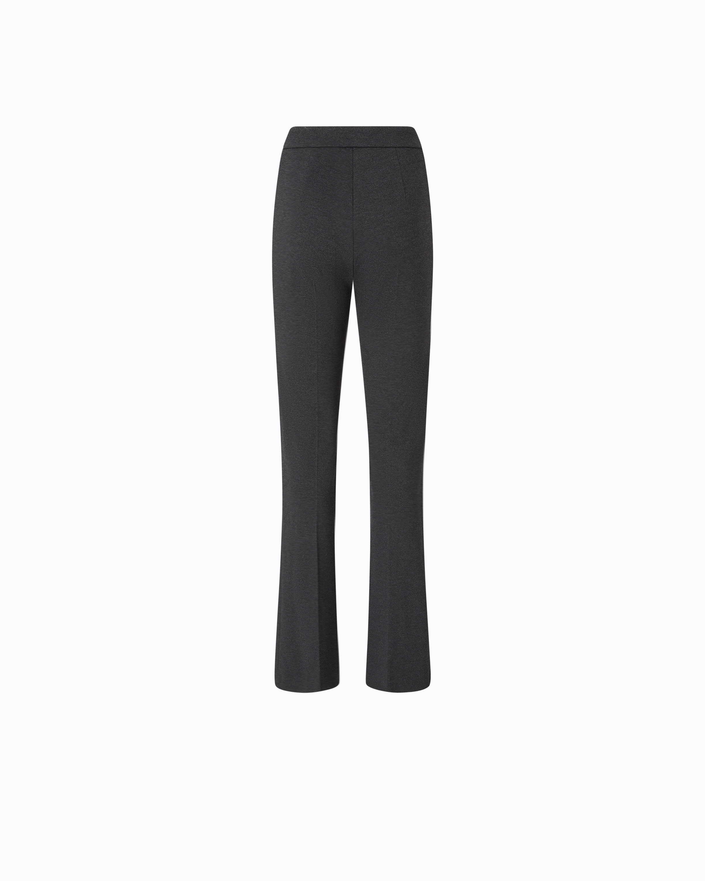 Flared trousers in punto stoffa knit PINKO Grey