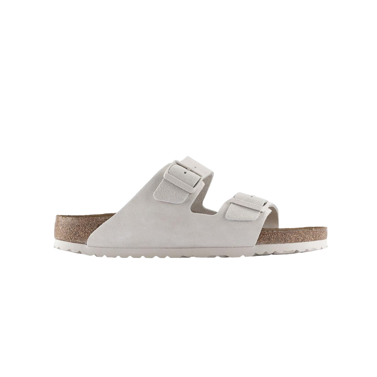 Faux leather sandals BIRKENSTOCK Grey
