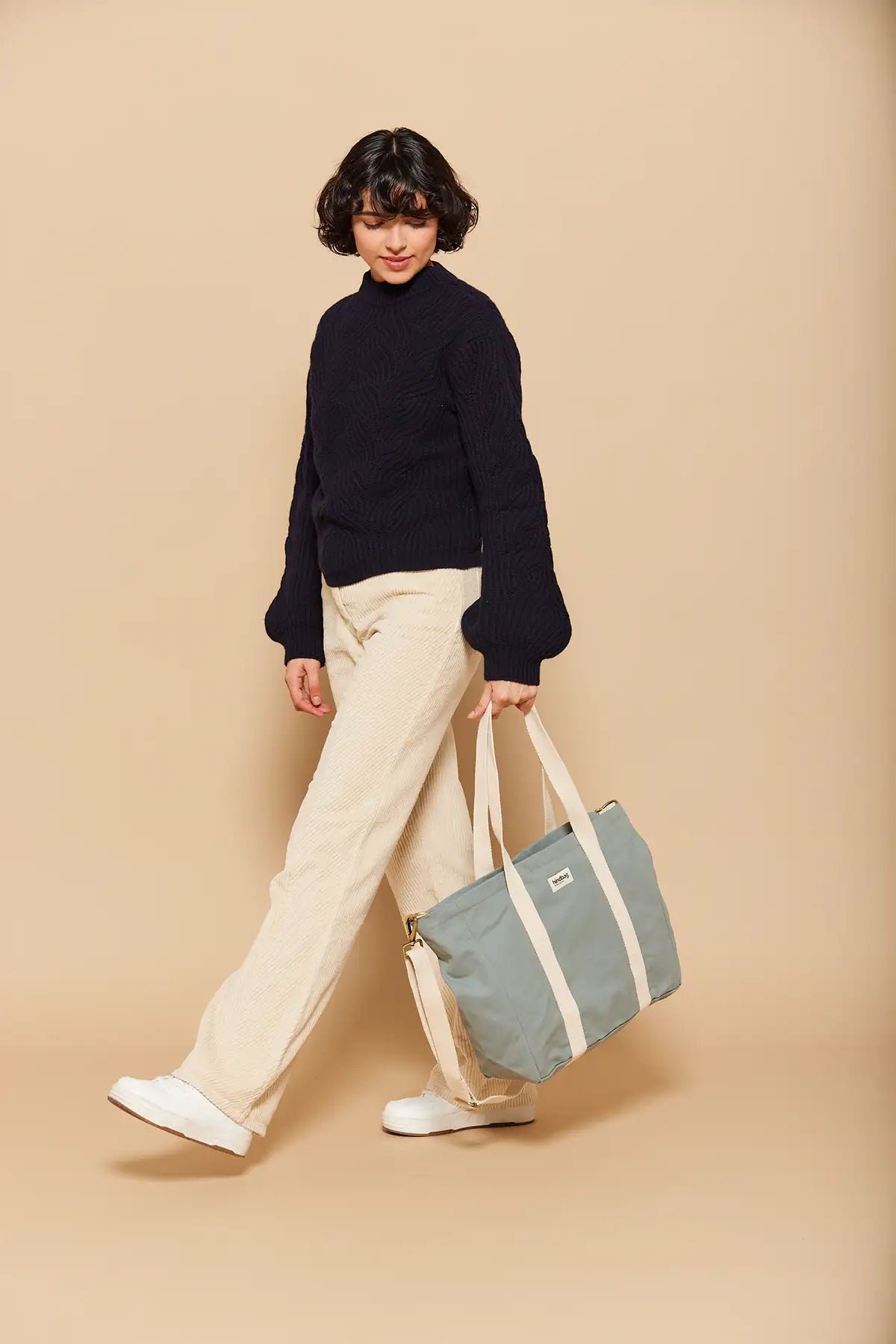 Cotton tote bag HINDBAG Green