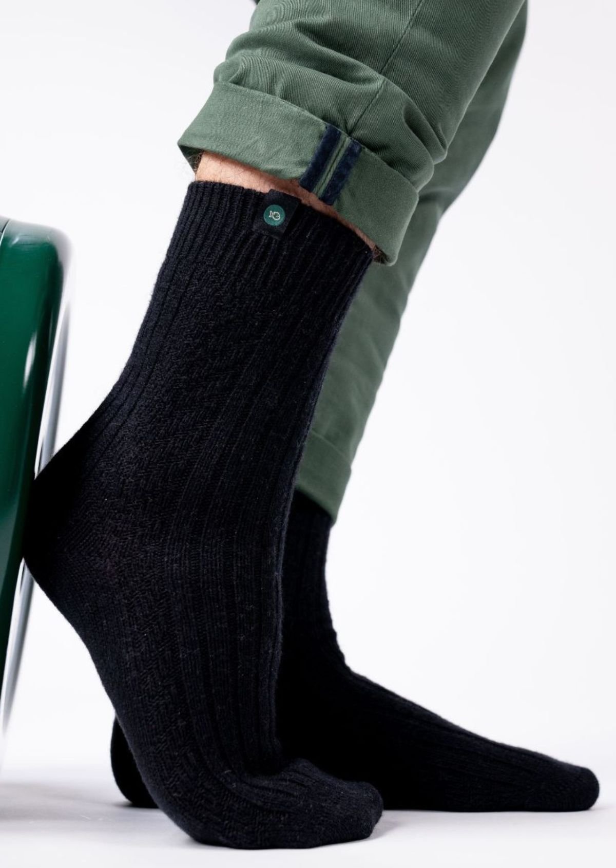 Wool socks BILLYBELT Black