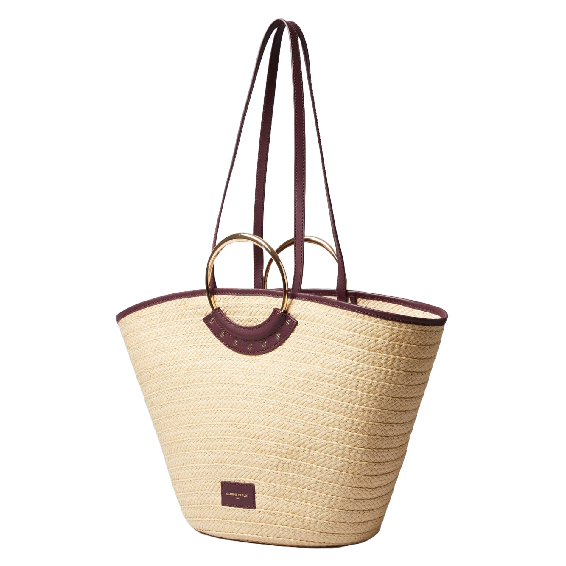 Panier en raphia Bordeaux Claudie pierlot Femme CFASA00747