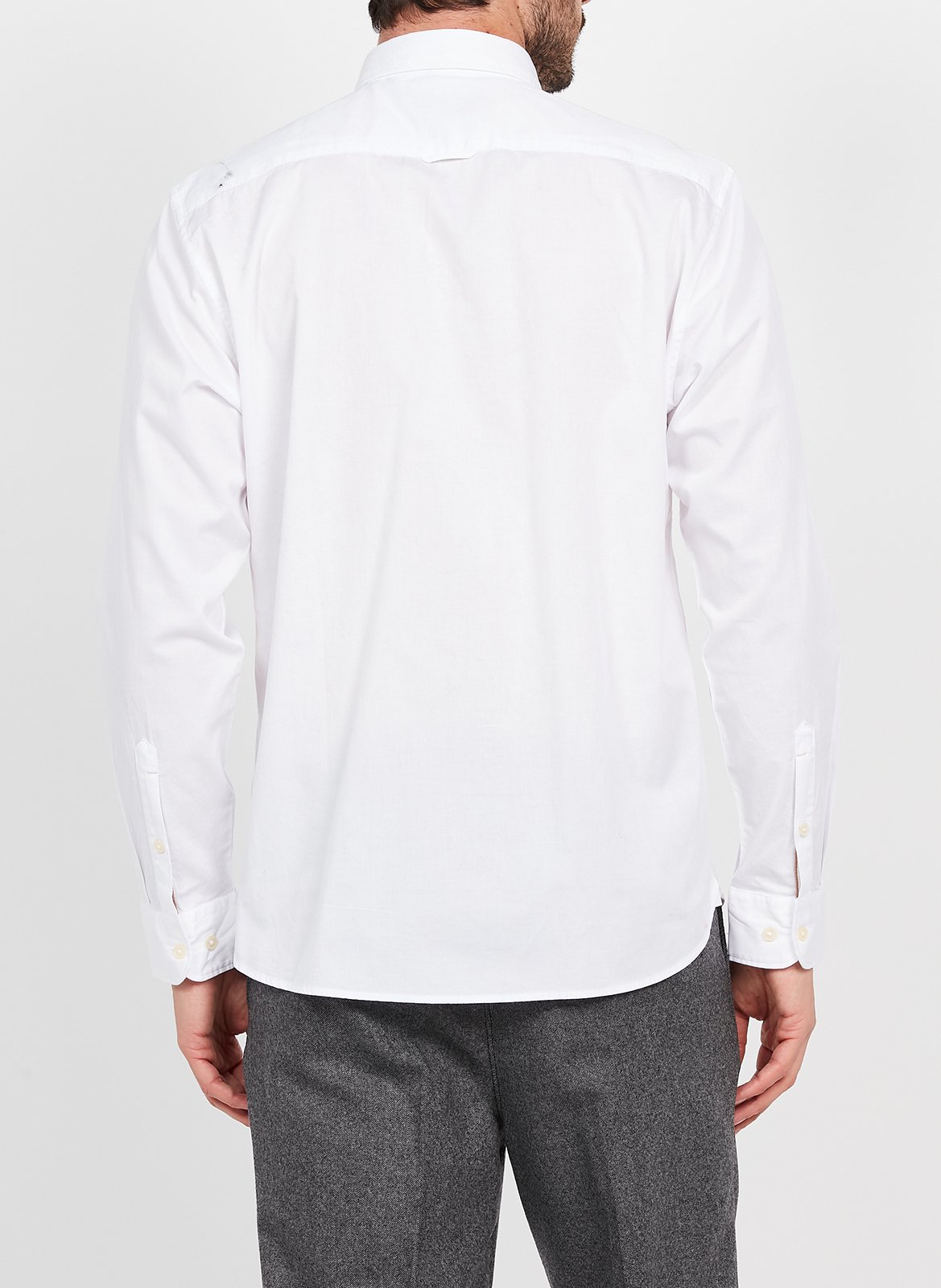 Chemise col américain regular-fit en coton MARC O'POLO Blanc