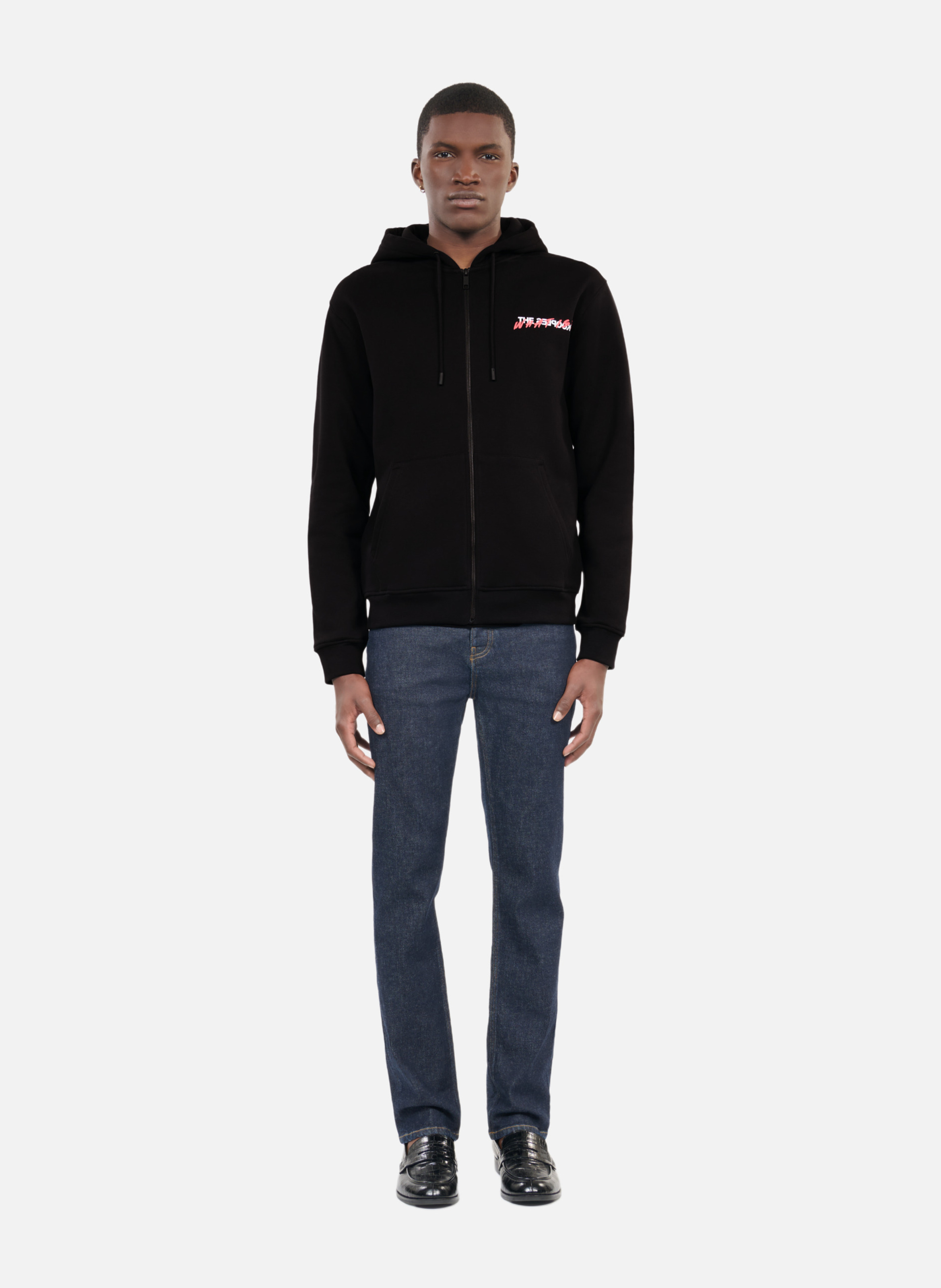 Zip-up hoodie sweatshirt THE KOOPLES Black