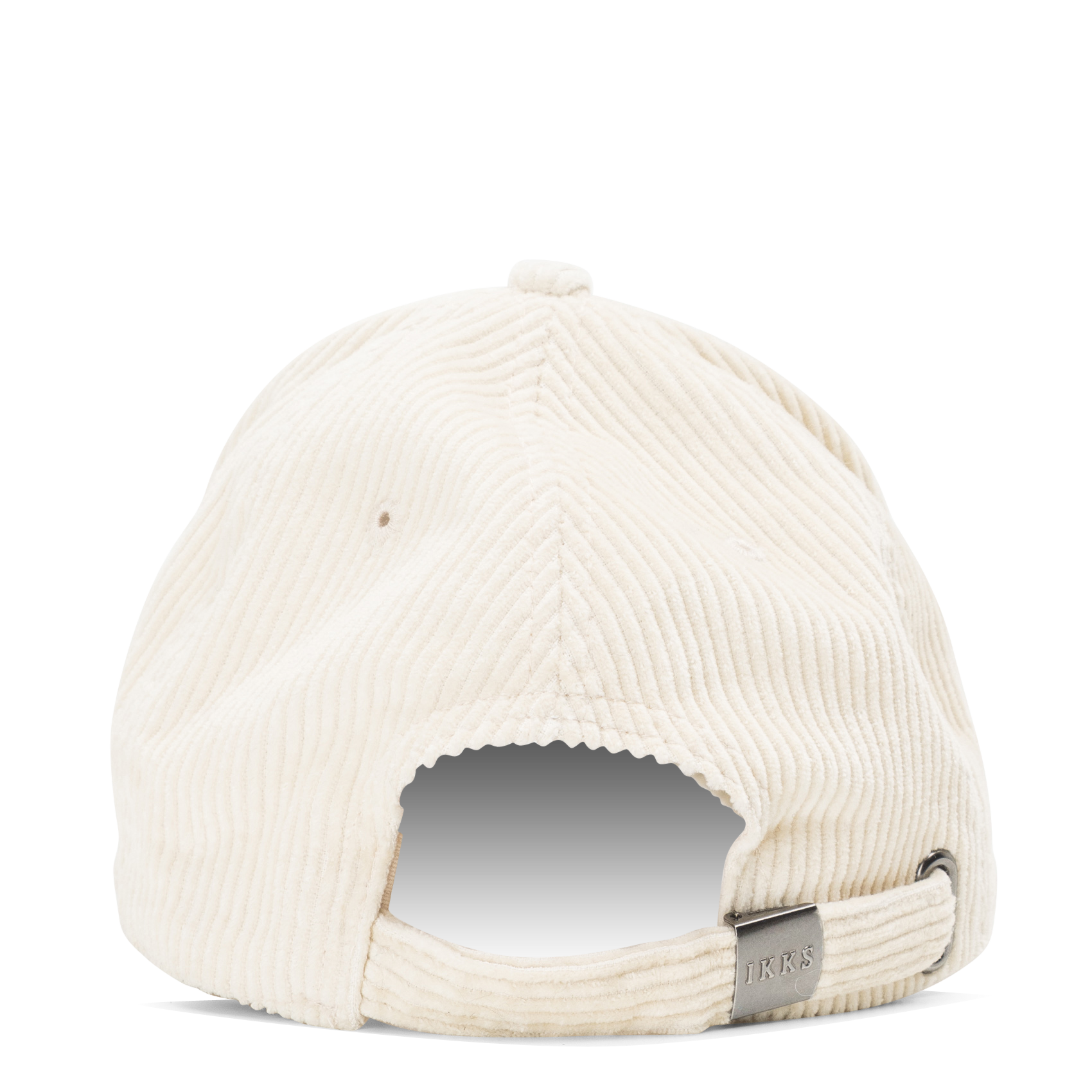 Embroidered cotton corduroy cap IKKS White