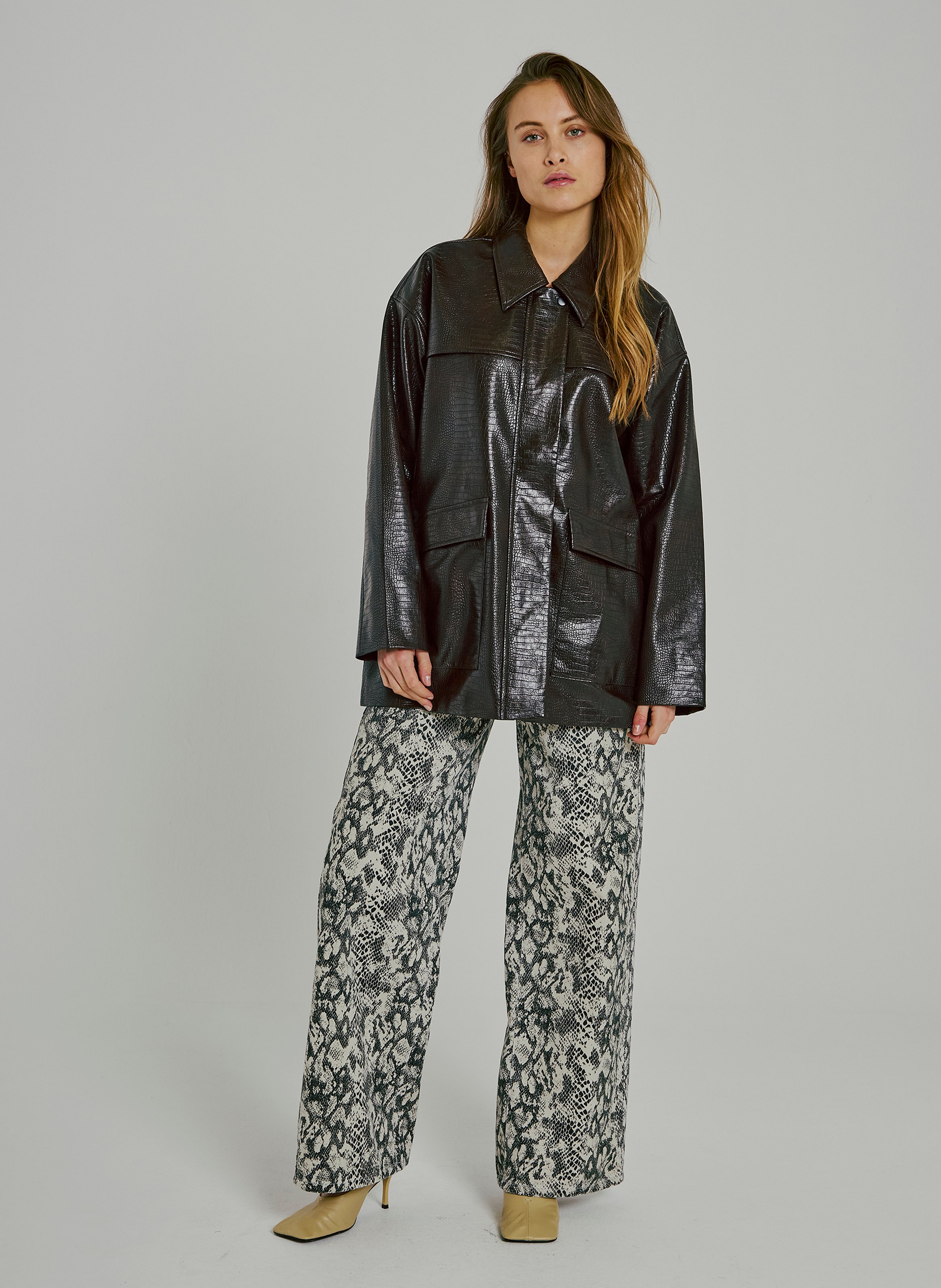 Classic Croc Collar Jacket NORR Red