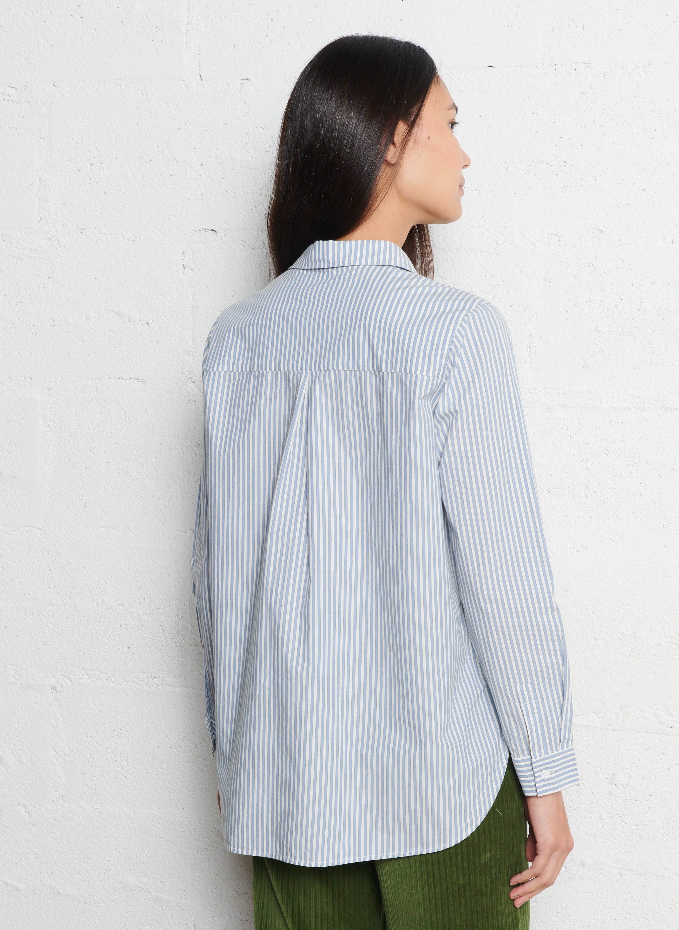 Effen overhemd Colonel NICE THINGS Blauw