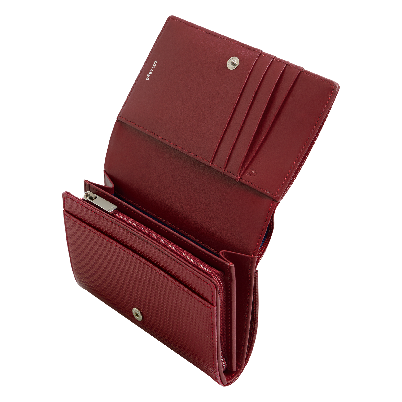 Portefeuille en cuir LE TANNEUR Rouge