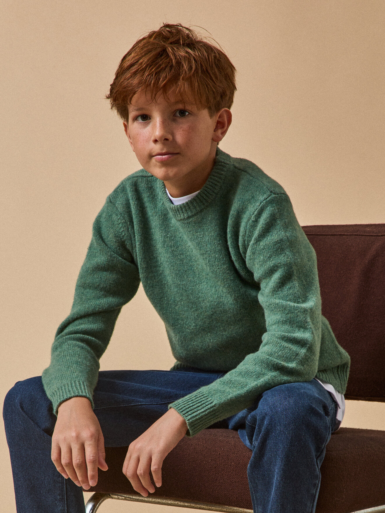 Merino wool sweater CYRILLUS Green