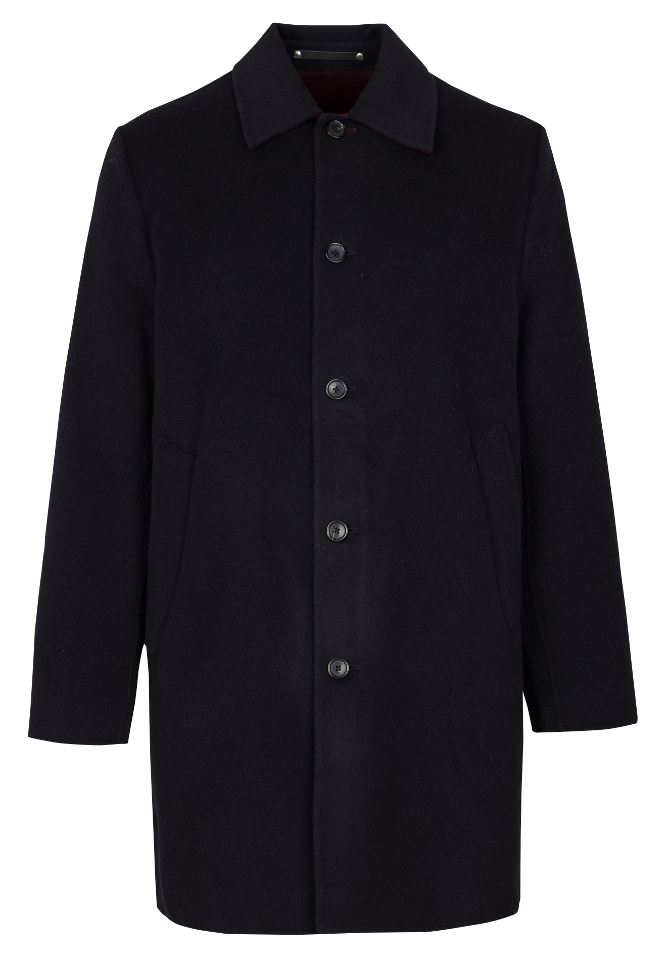 Manteau oversize en laine mélangée PAUL SMITH Bleu