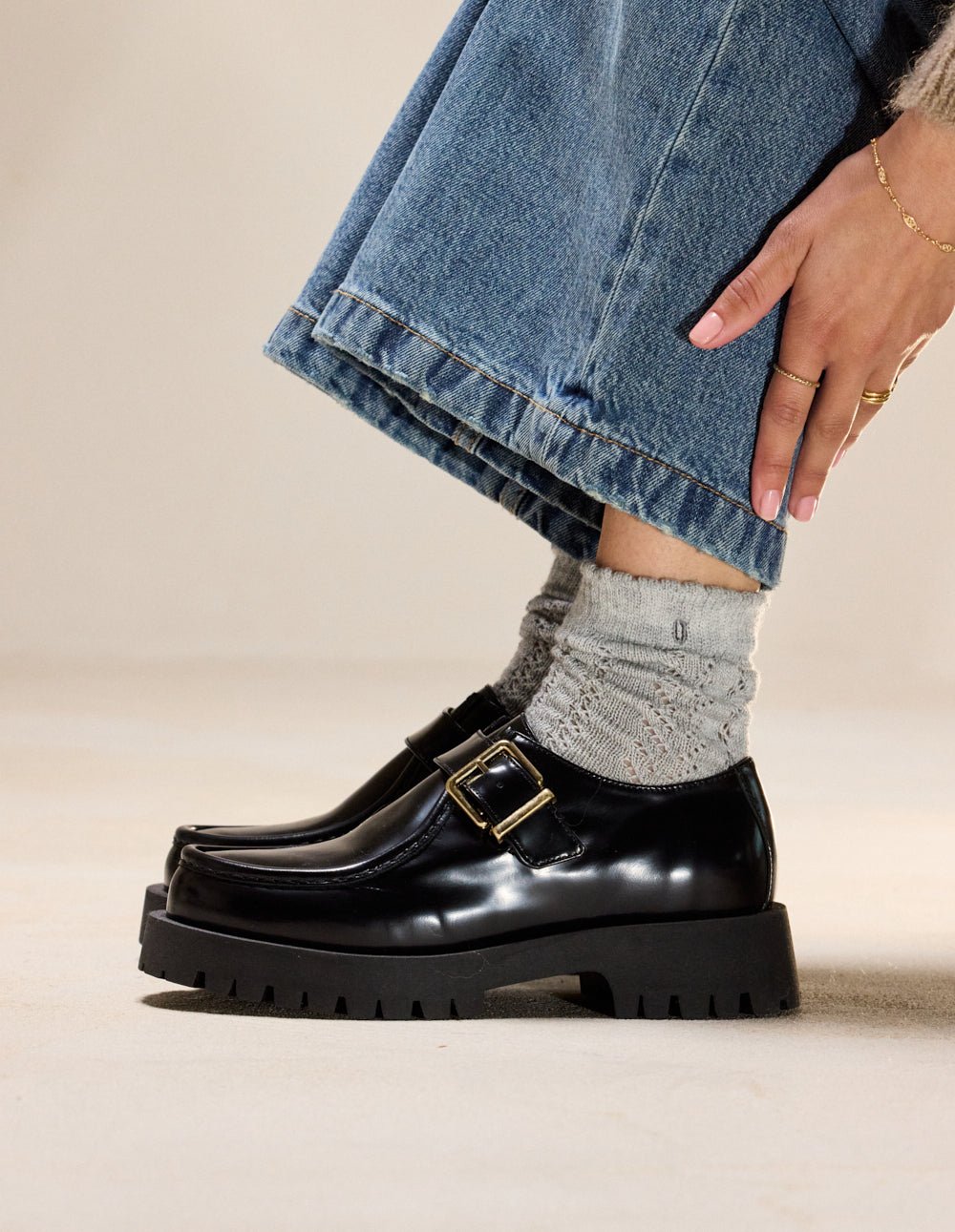 Derby shoes ODAJE EX. M.MOUSTACHE Black