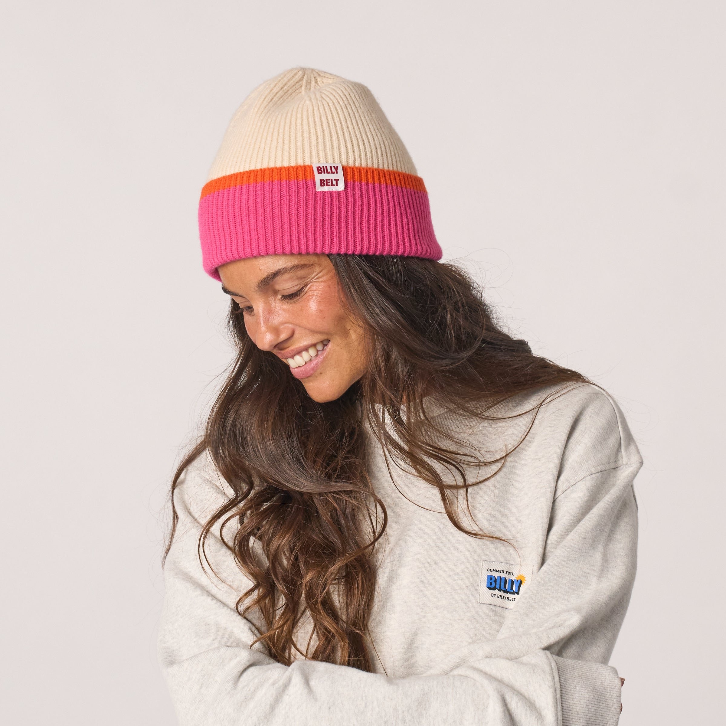 Low-cut loose-fit dress BILLYBELT Beige