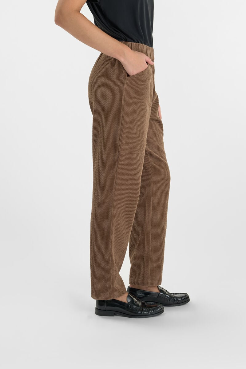 Straight pants LE TEMPS DES CERISES Brown