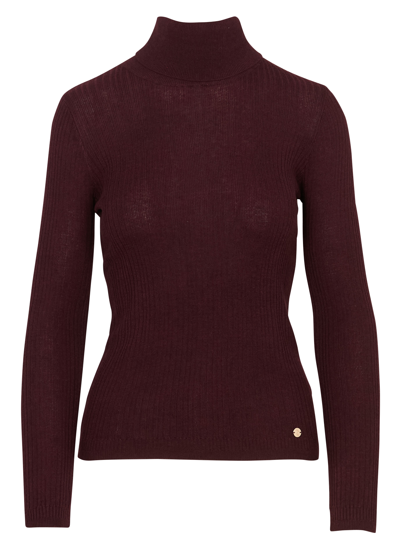 Gerade geschnittener Rollkragenpullover aus Strick LA PETITE ETOILE Rot