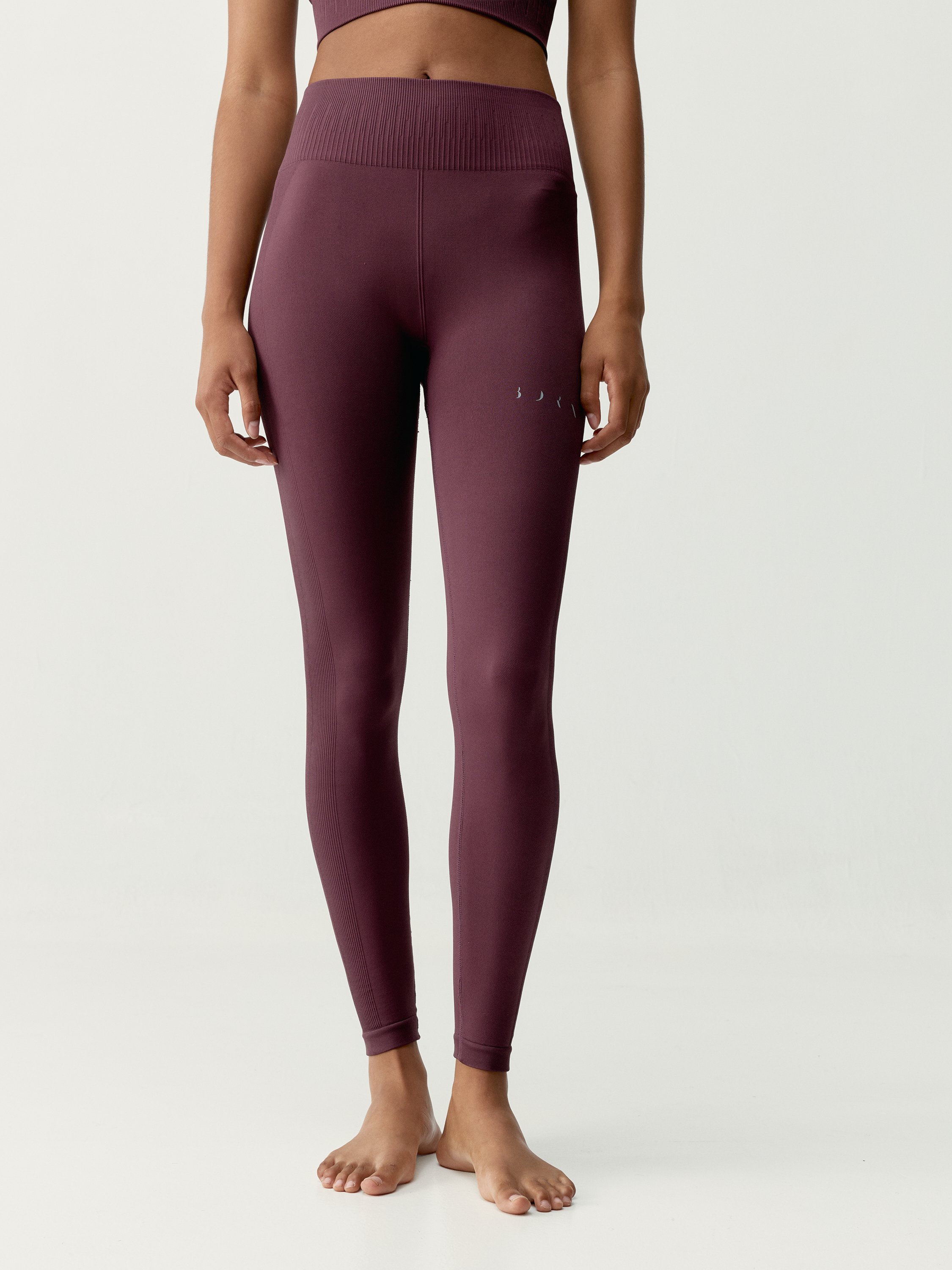 Seamless Long Sport Legging BORN LIVING YOGA Red