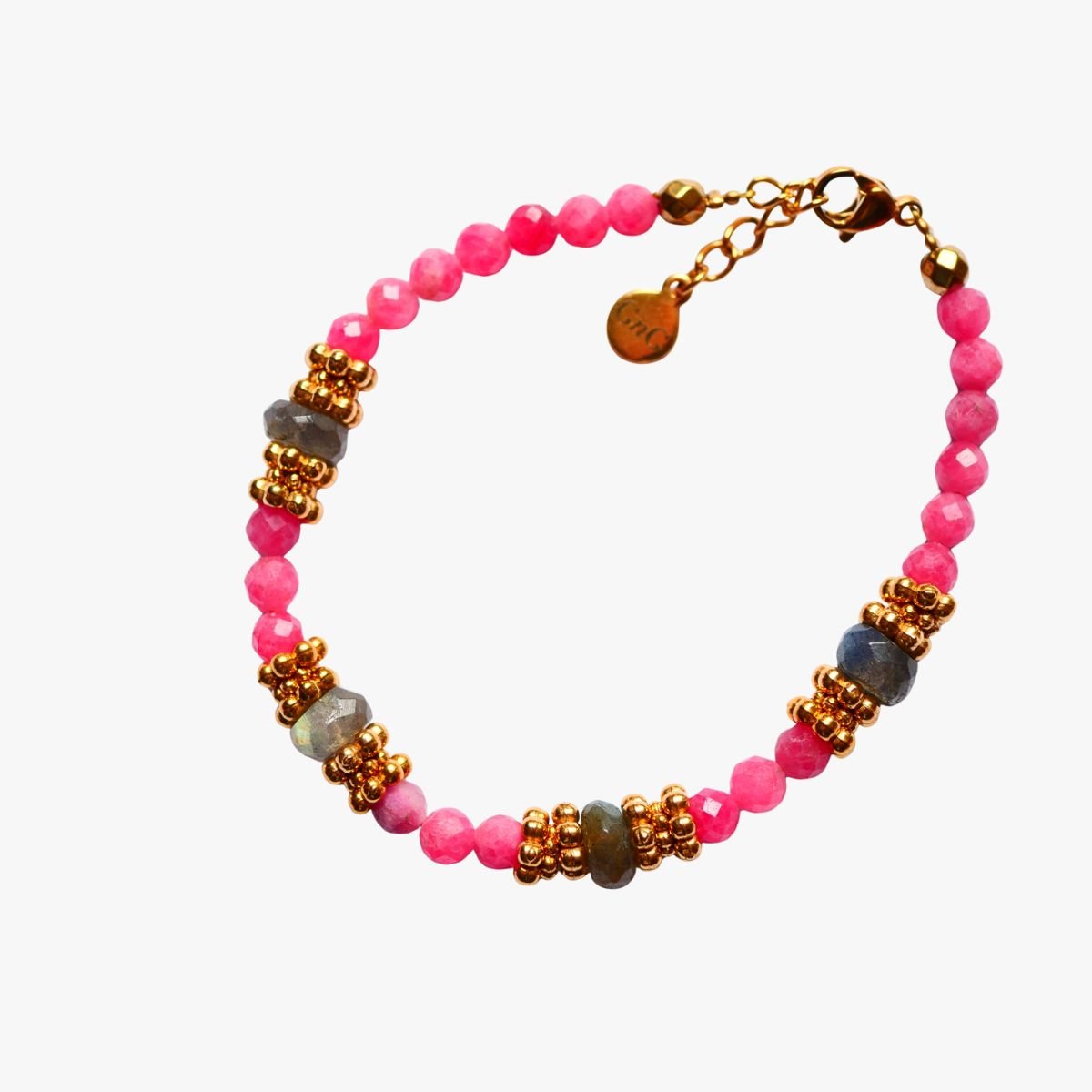 Rhodonite bracelet GINANDGER Pink