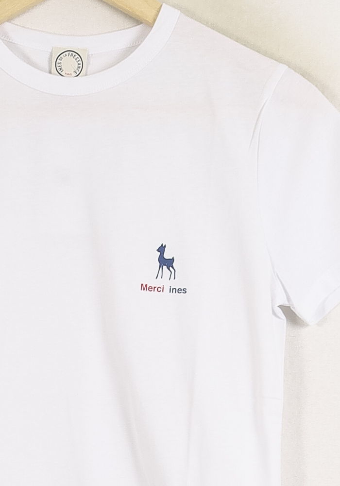 Tommy Badge T-shirt INES DE LA FRESSANGE - Seconde main White