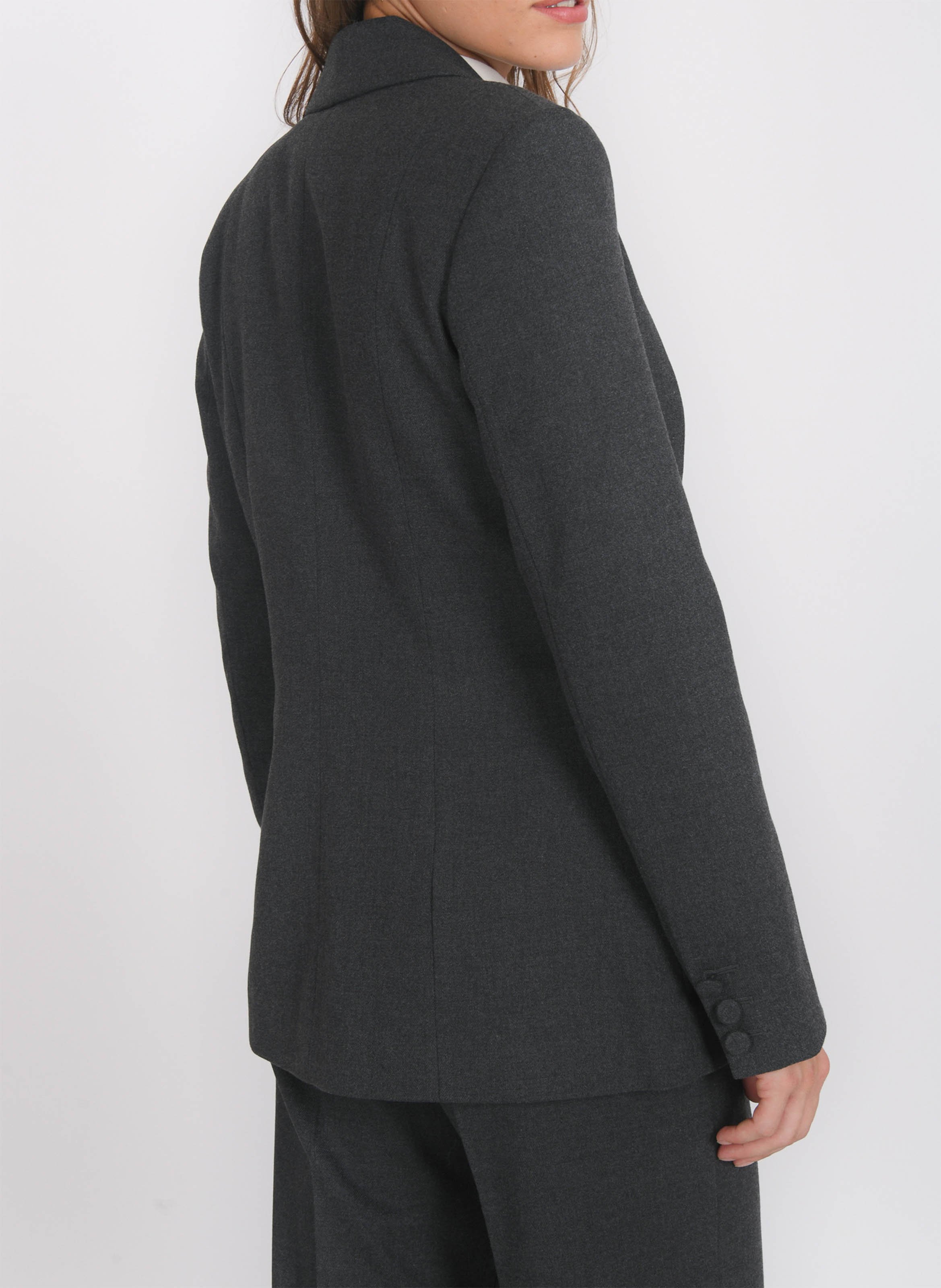 Veste cintrée col taillleur KOOKAI Gris