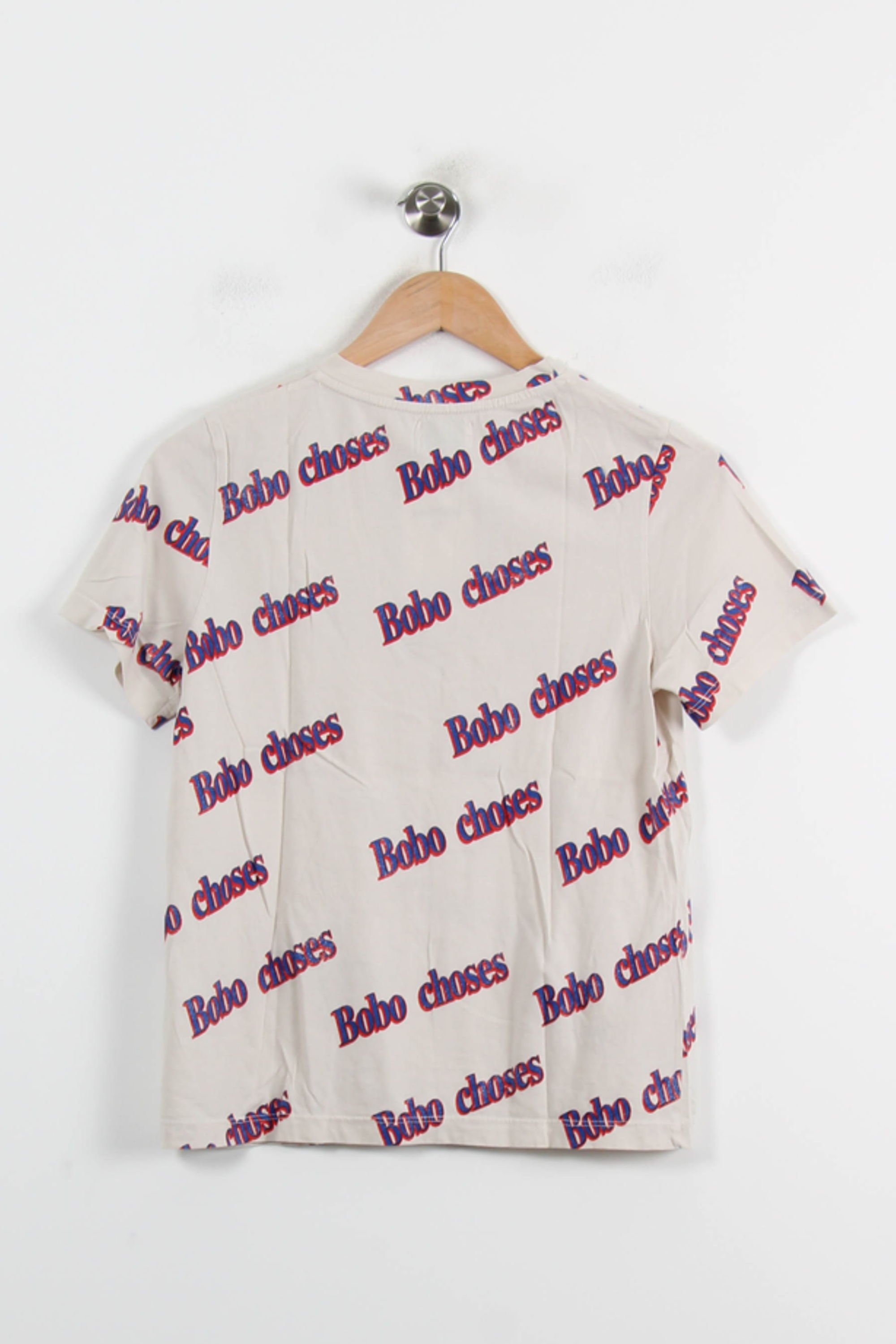 Tommy Badge T-shirt BOBO CHOSES - Seconde Main Beige