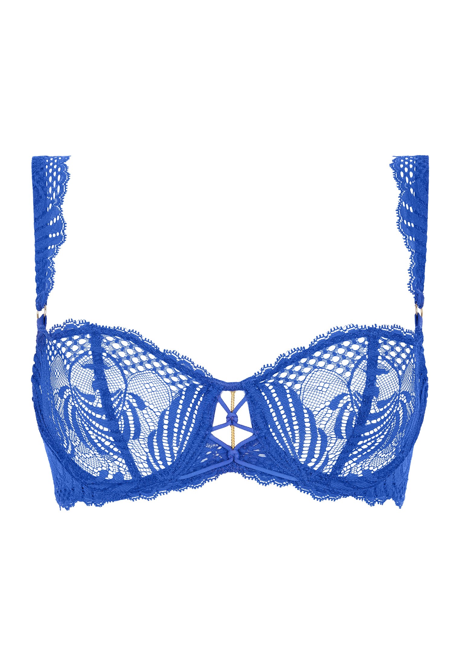 Underwired demi-cup bra AUBADE Blue
