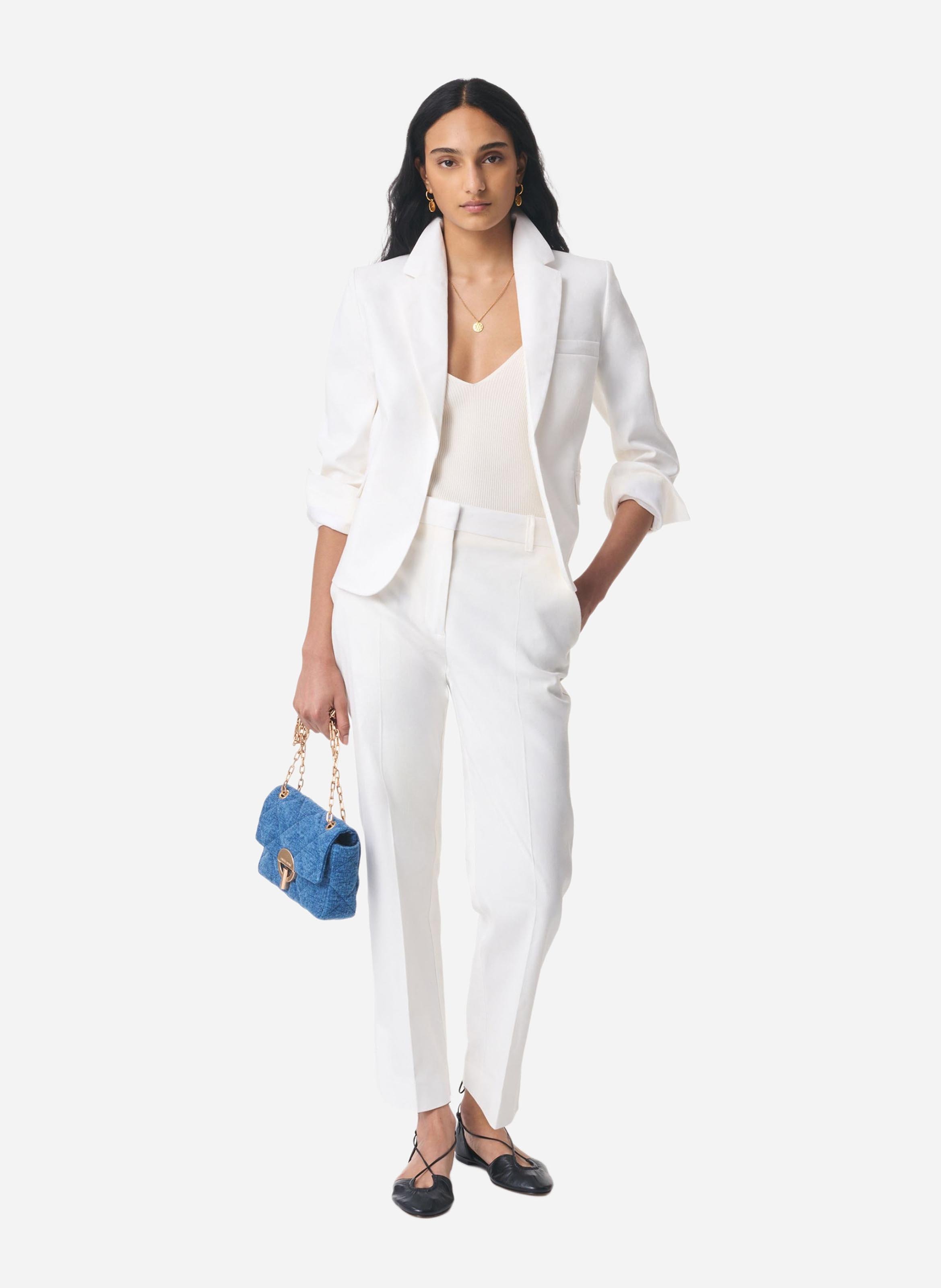 Cotton suit jacket VANESSA BRUNO White