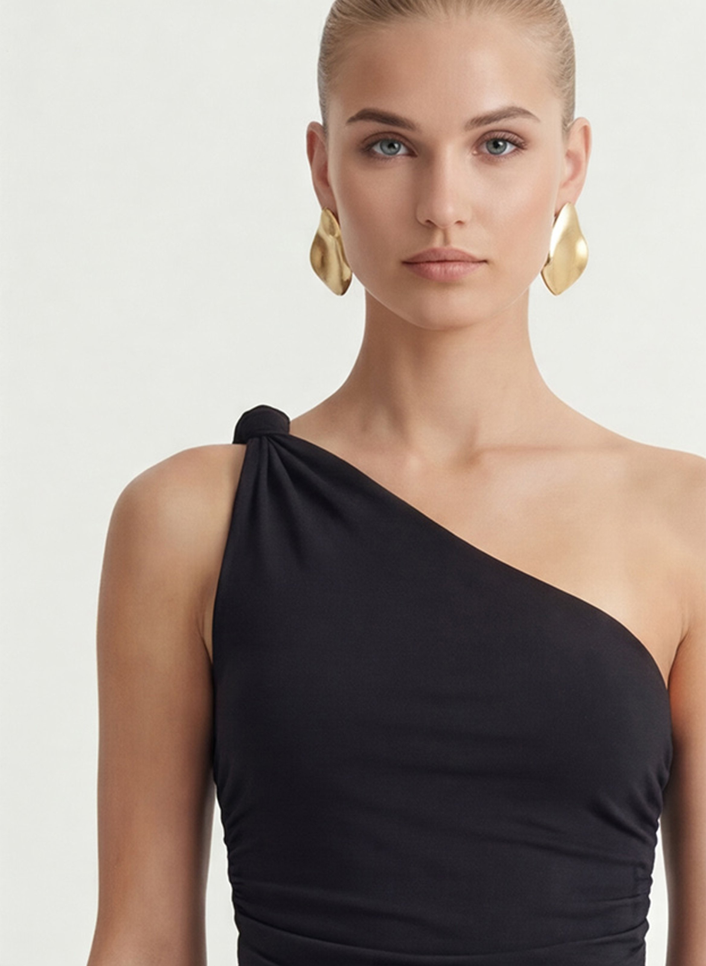 Robe longue asymétrique KOOKAI Noir