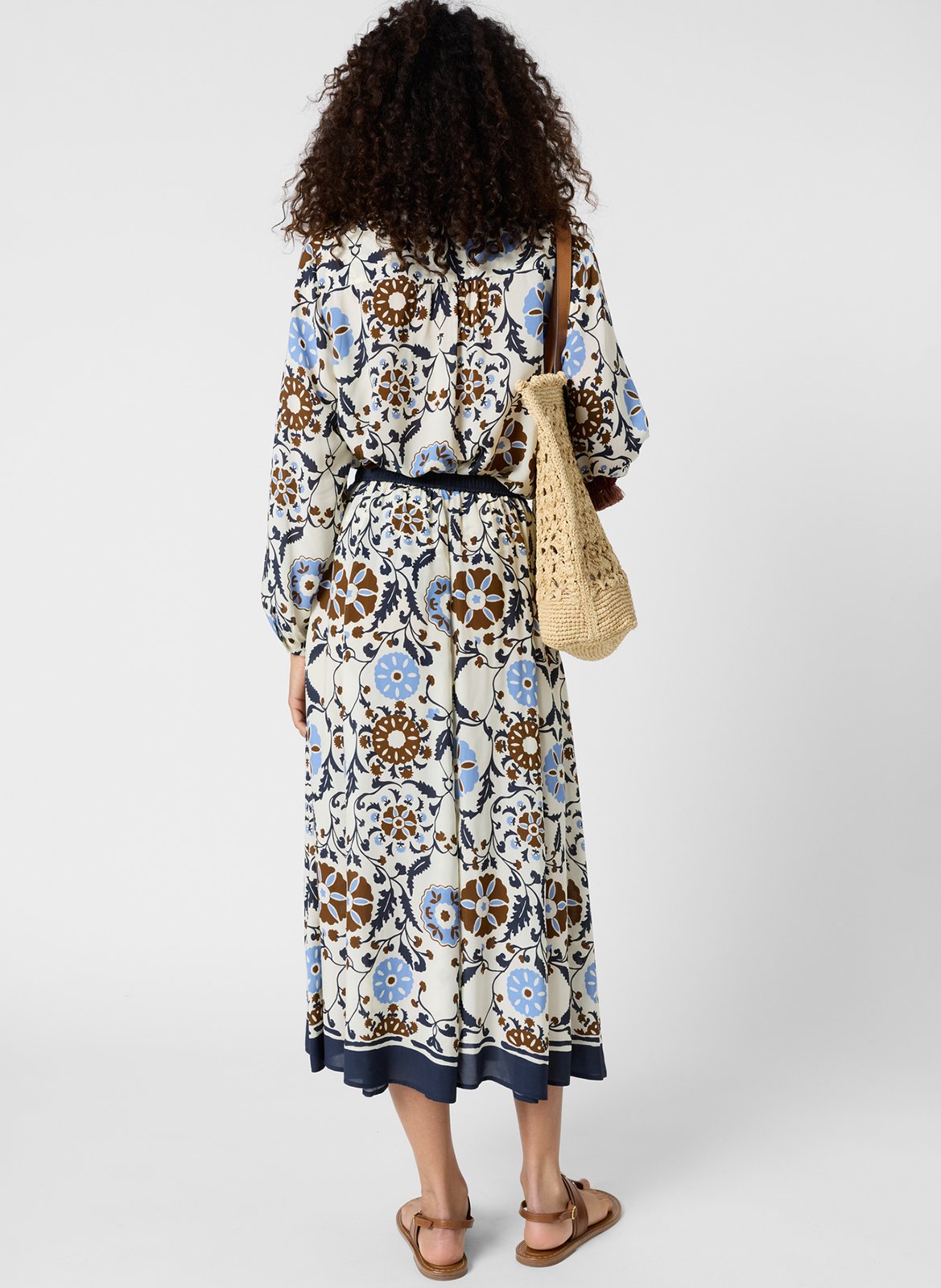 Anel printed midi skirt GERARD DAREL Beige