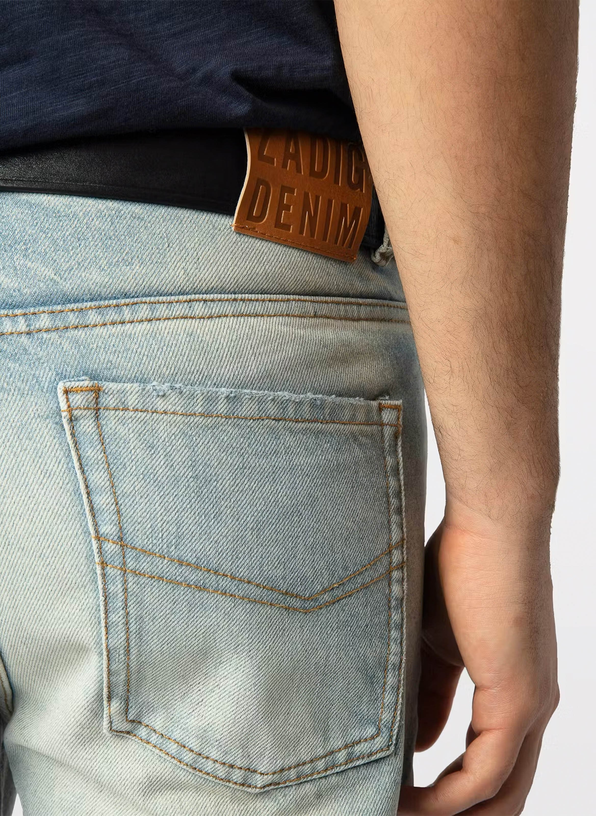 Jean droit en coton mélangé ZADIG&VOLTAIRE Bleu