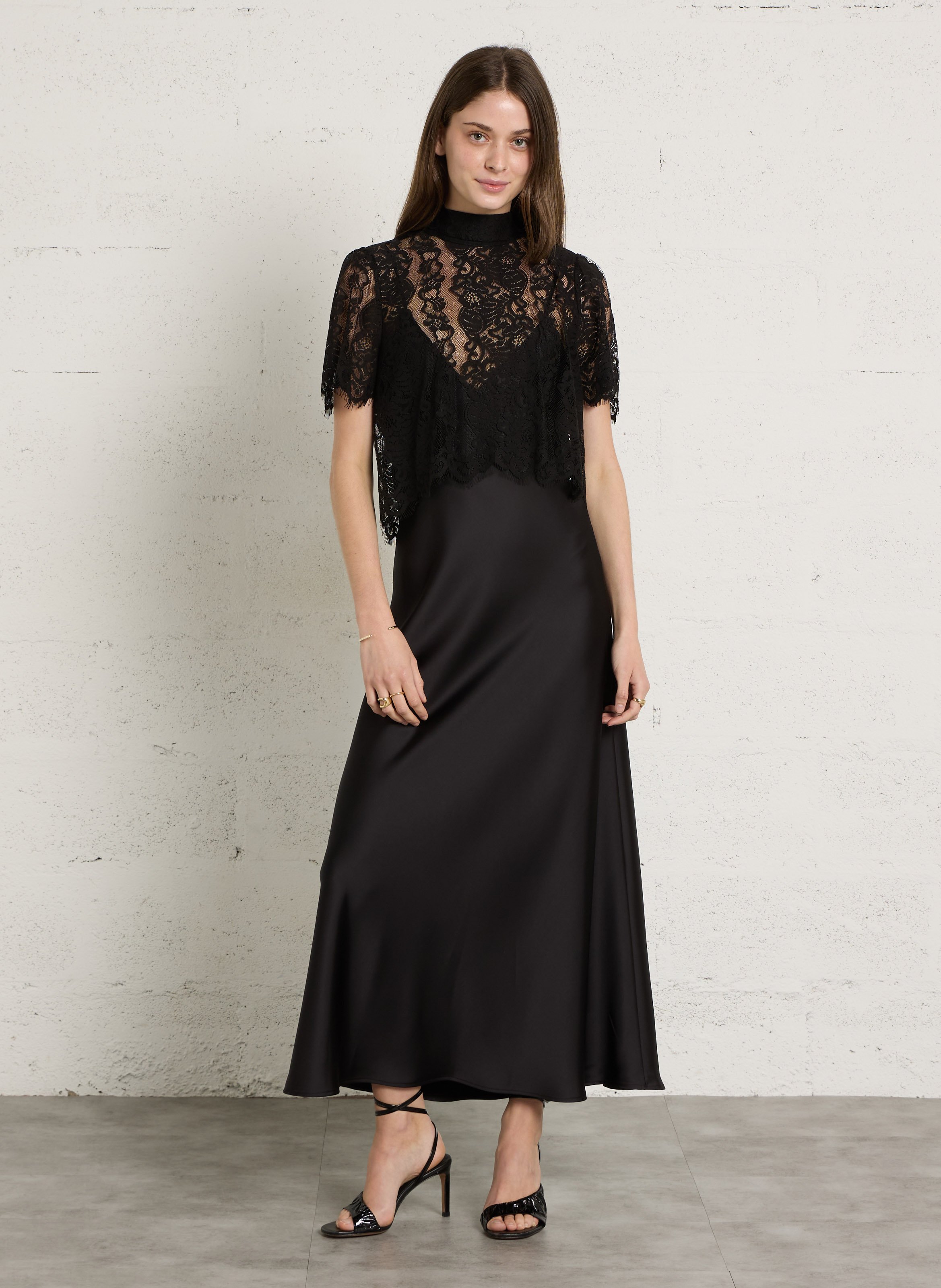 Robe longue satinée  IMPERIAL
