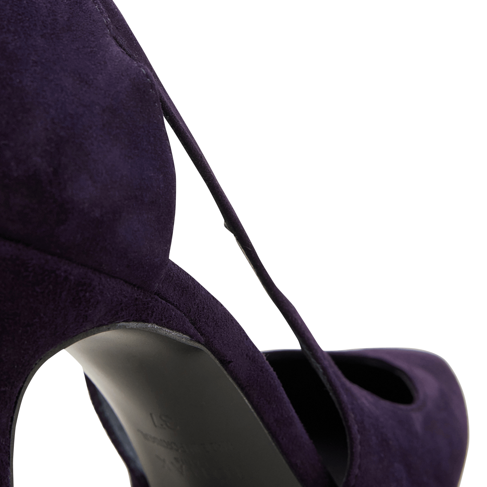Escarpins bouts pointus en cuir velours | Violet JONAK Femme