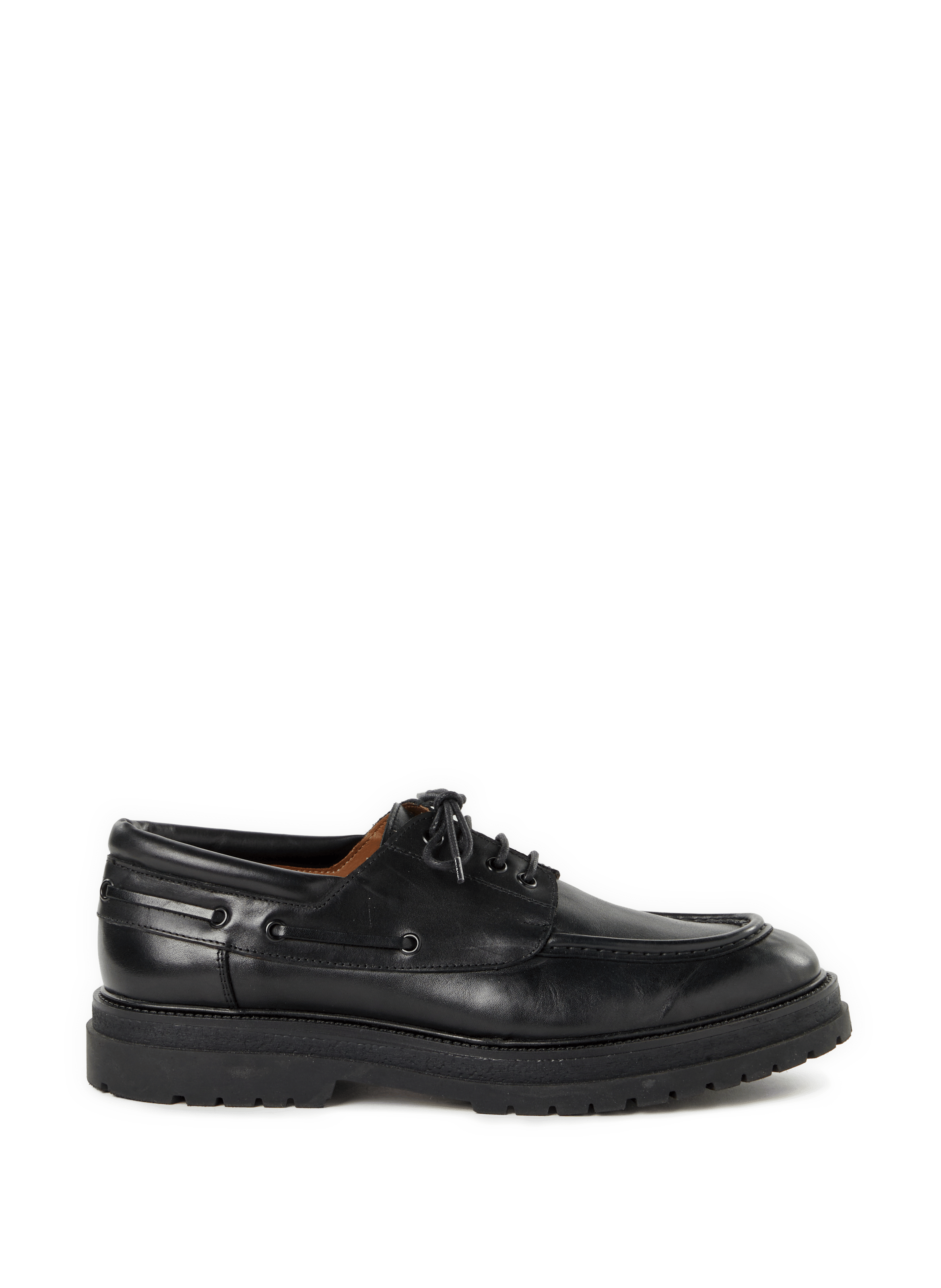 Veal leather Barca derbies SAISON 1865 Black