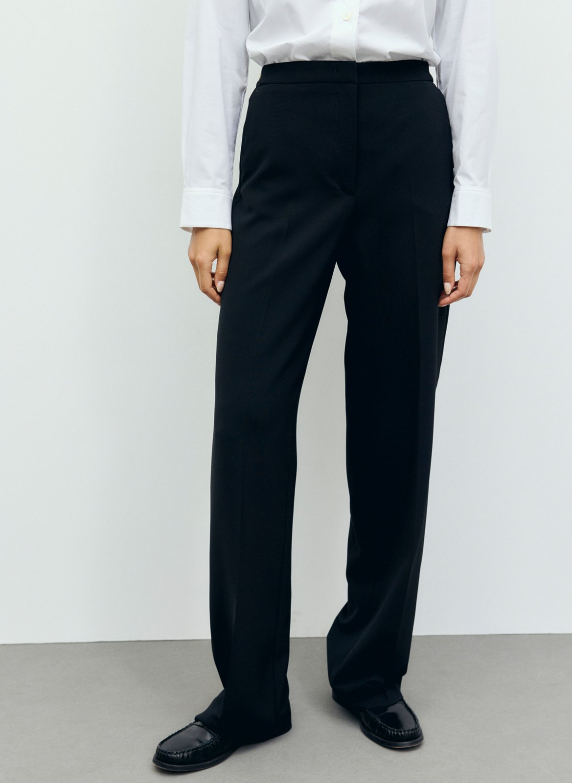 Gerade geschnittene Bundfaltenhose GERARD DAREL Schwarz